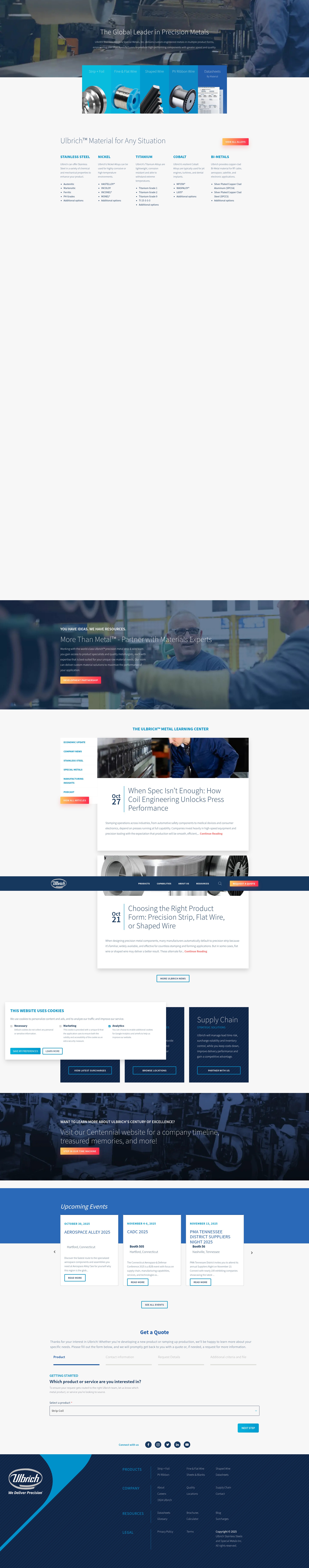 Screenshot of ulbrich.com