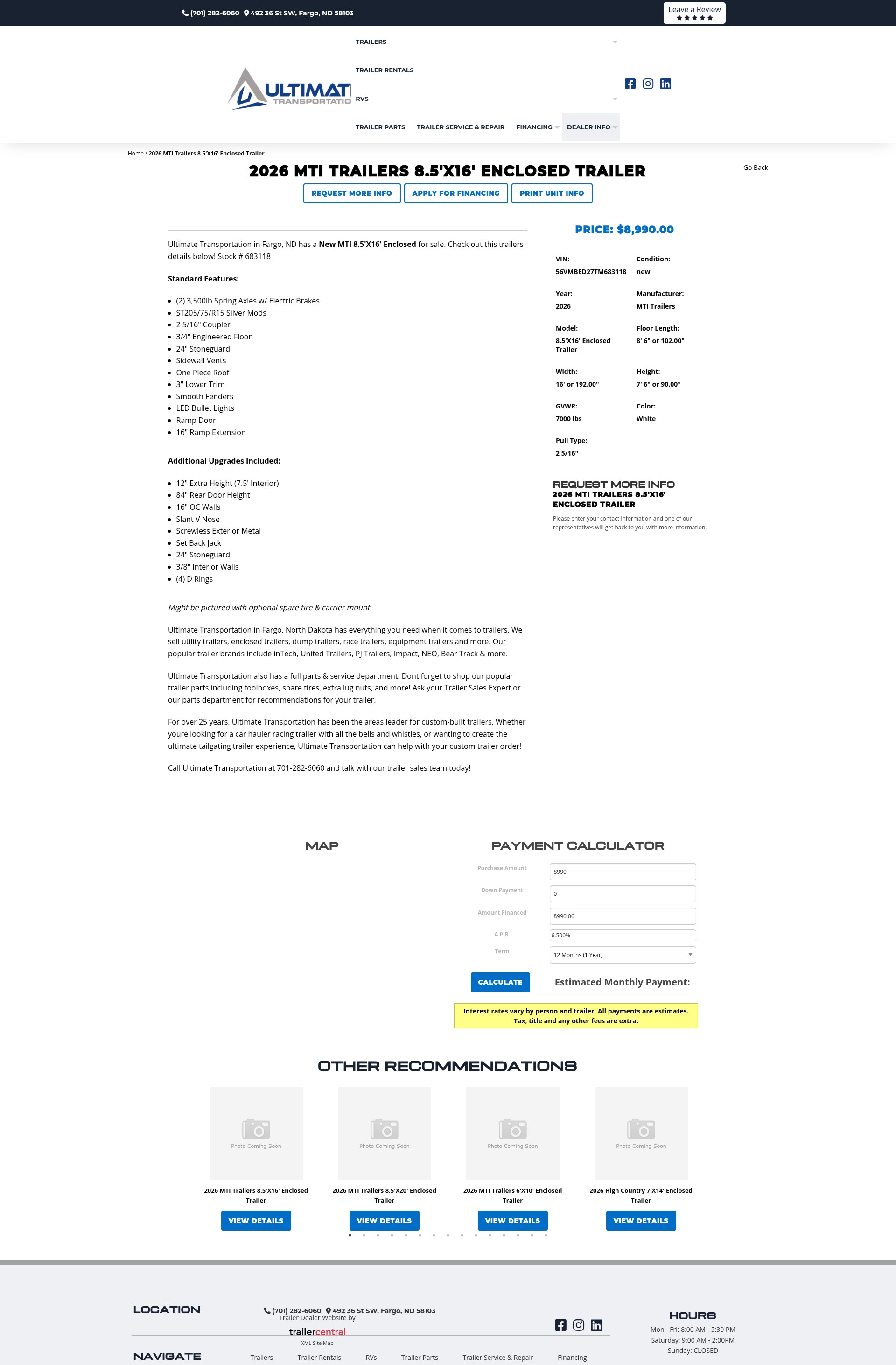 Screenshot of ultimate-transportation.com