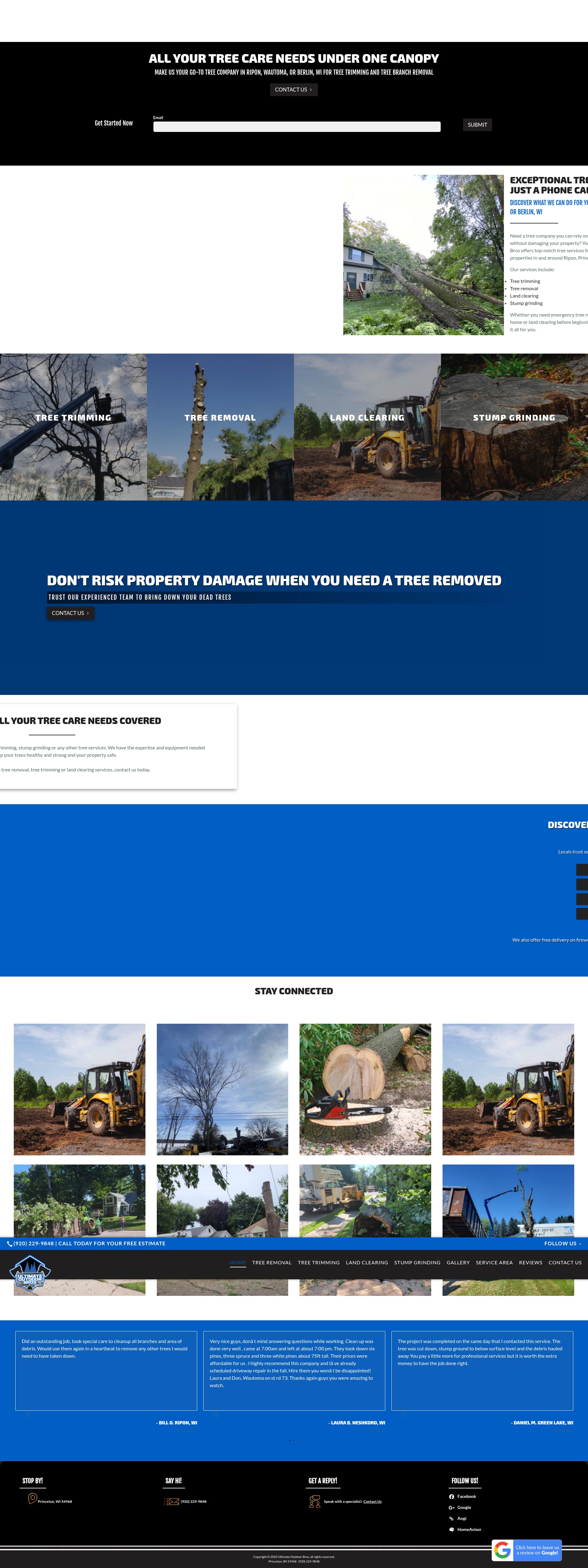 Screenshot of ultimateoutdoorbros-llc.com