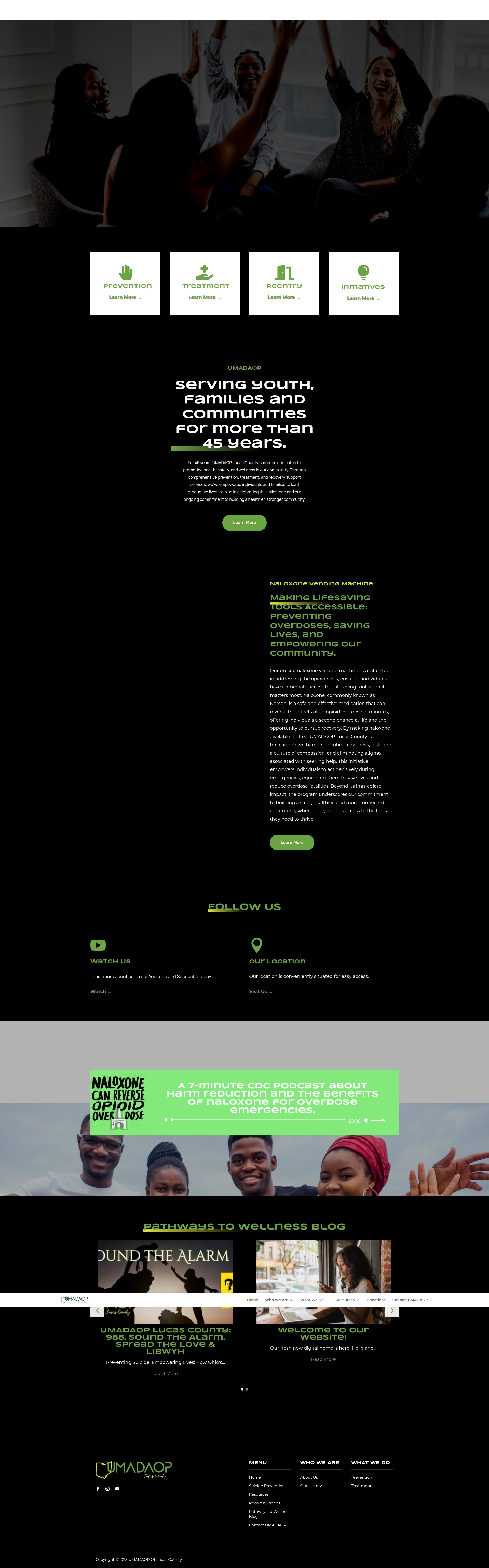 Screenshot of umadaop.org