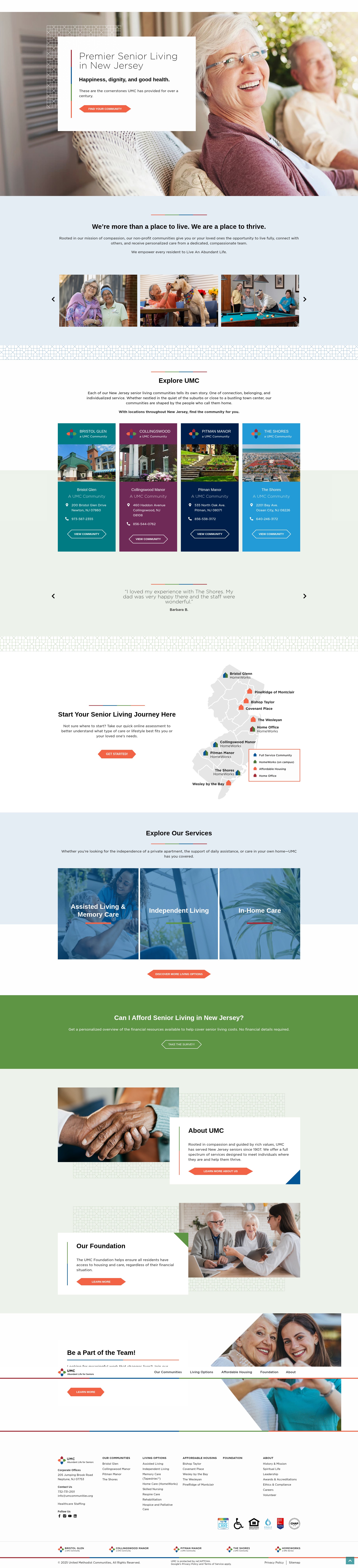 Screenshot of umcommunities.org