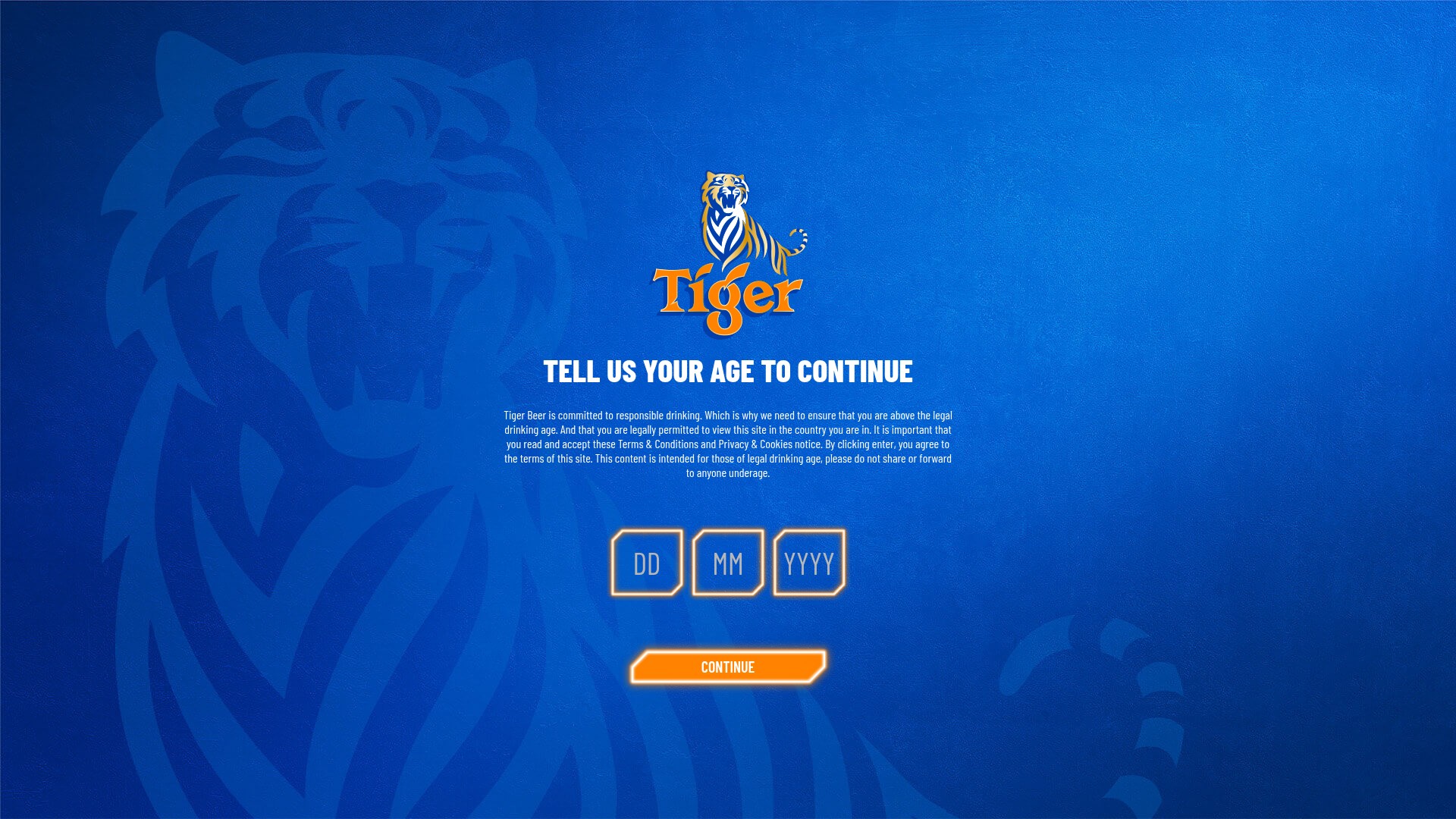 Screenshot of uncage.tigerbeer.com