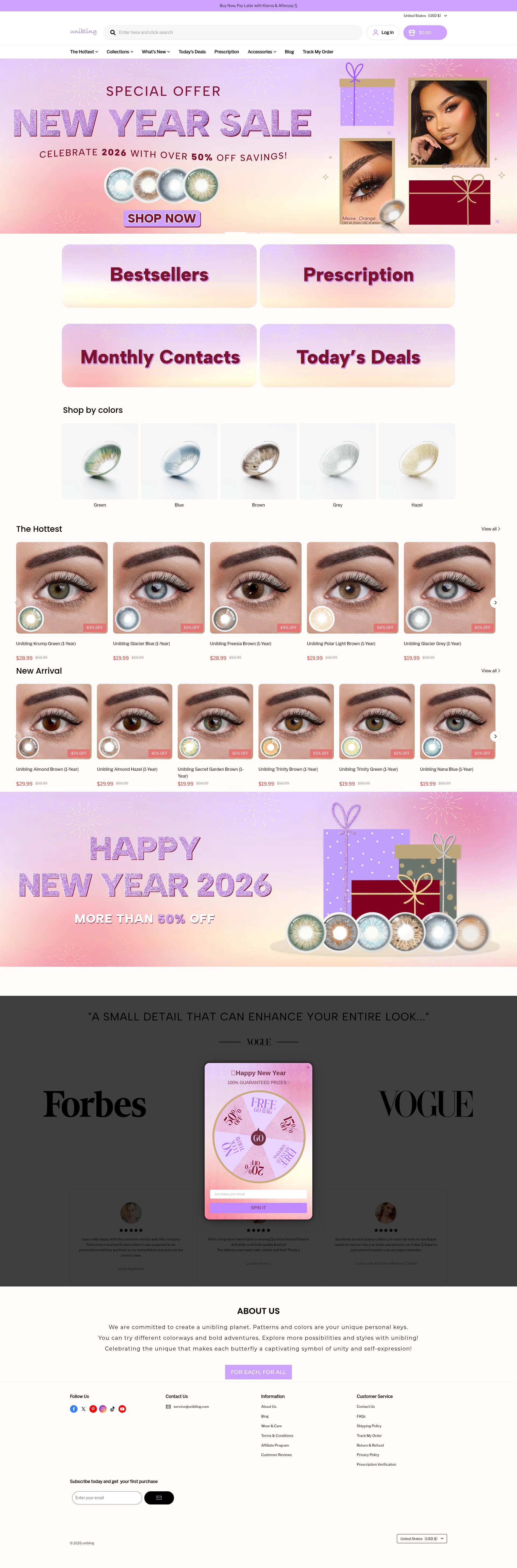 Screenshot of unibling.com