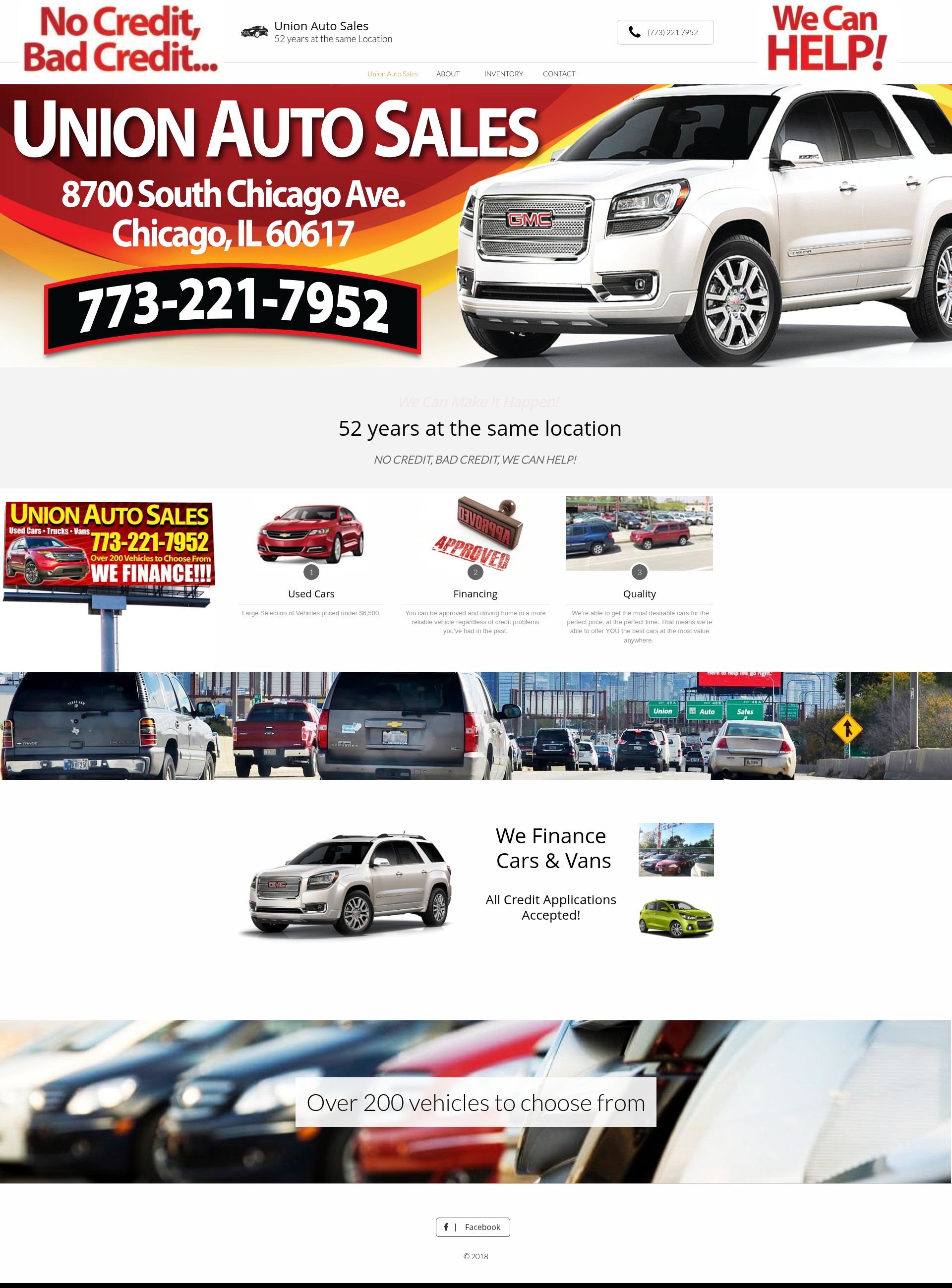 Screenshot of unionautosales.com