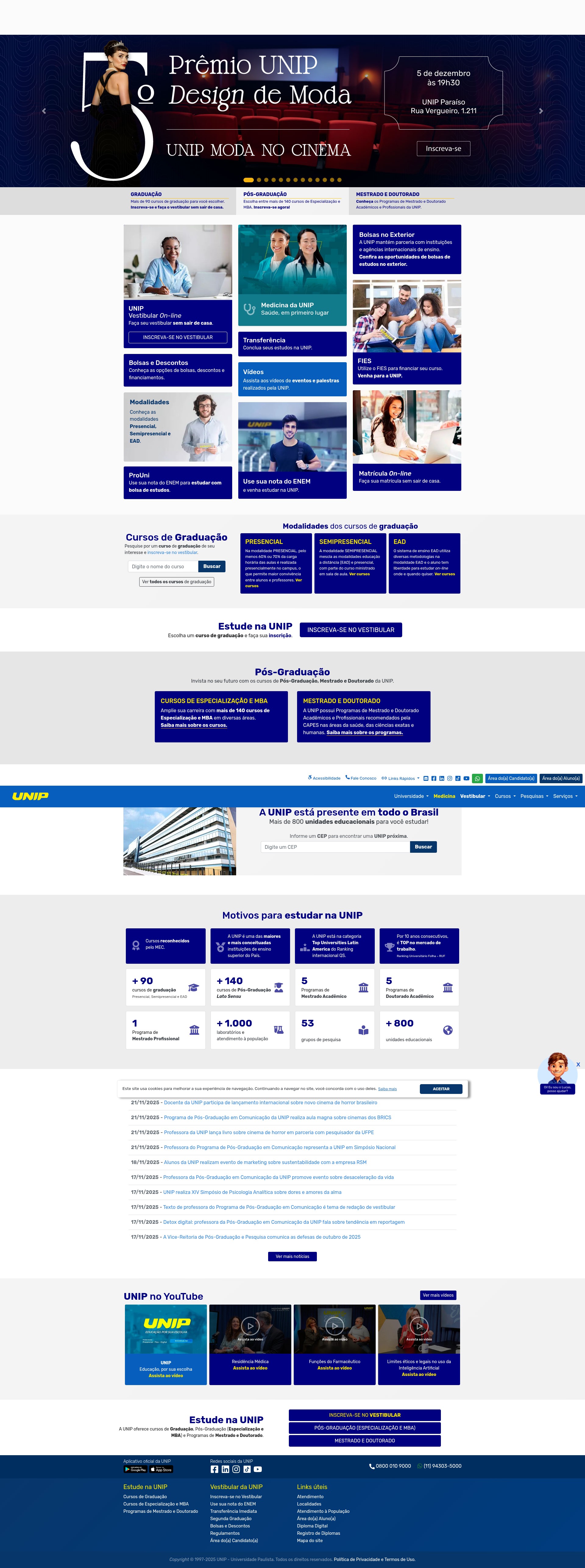 Screenshot of unip.br