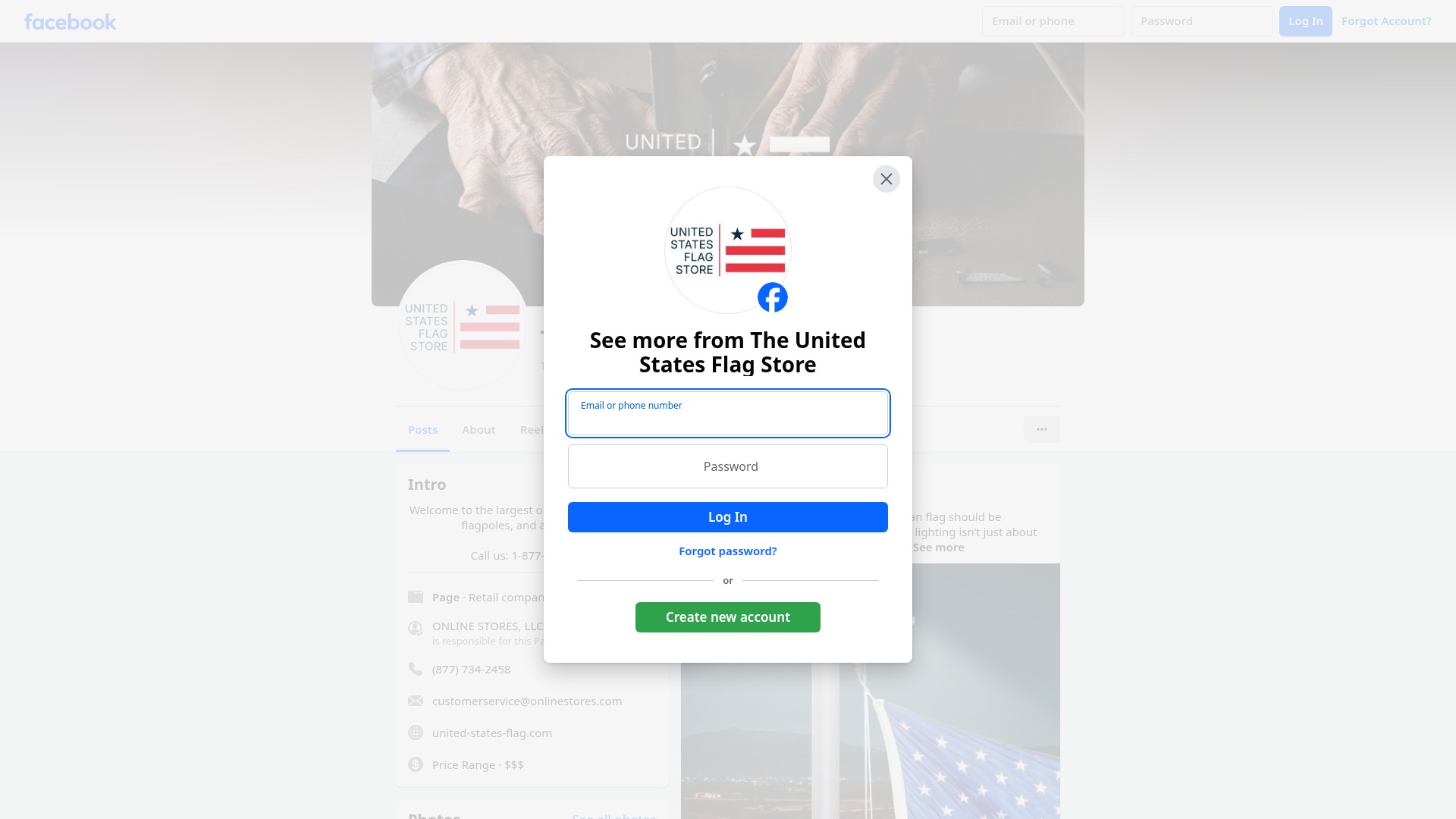 Screenshot of united-states-flag.com