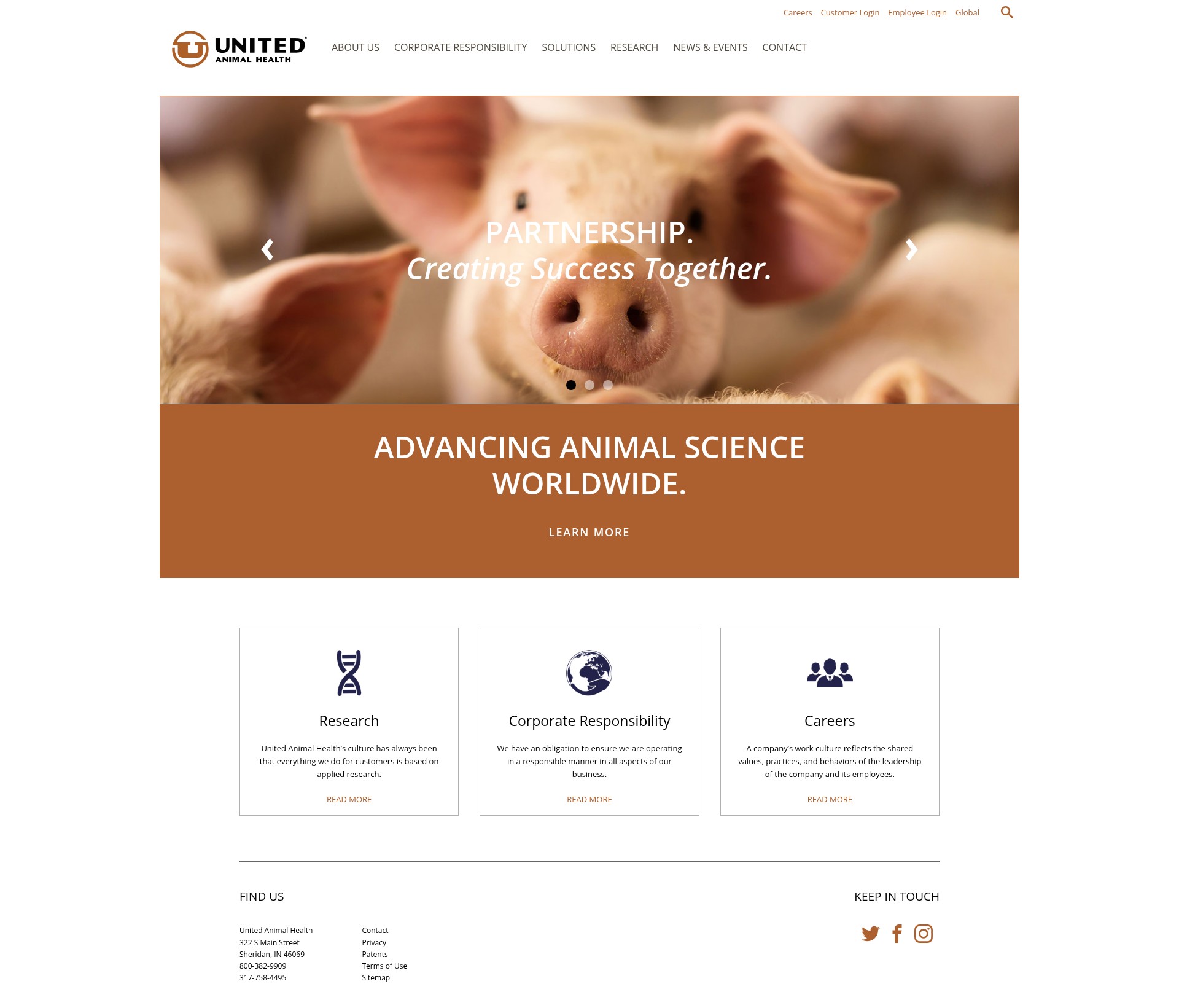 Screenshot of unitedanh.com