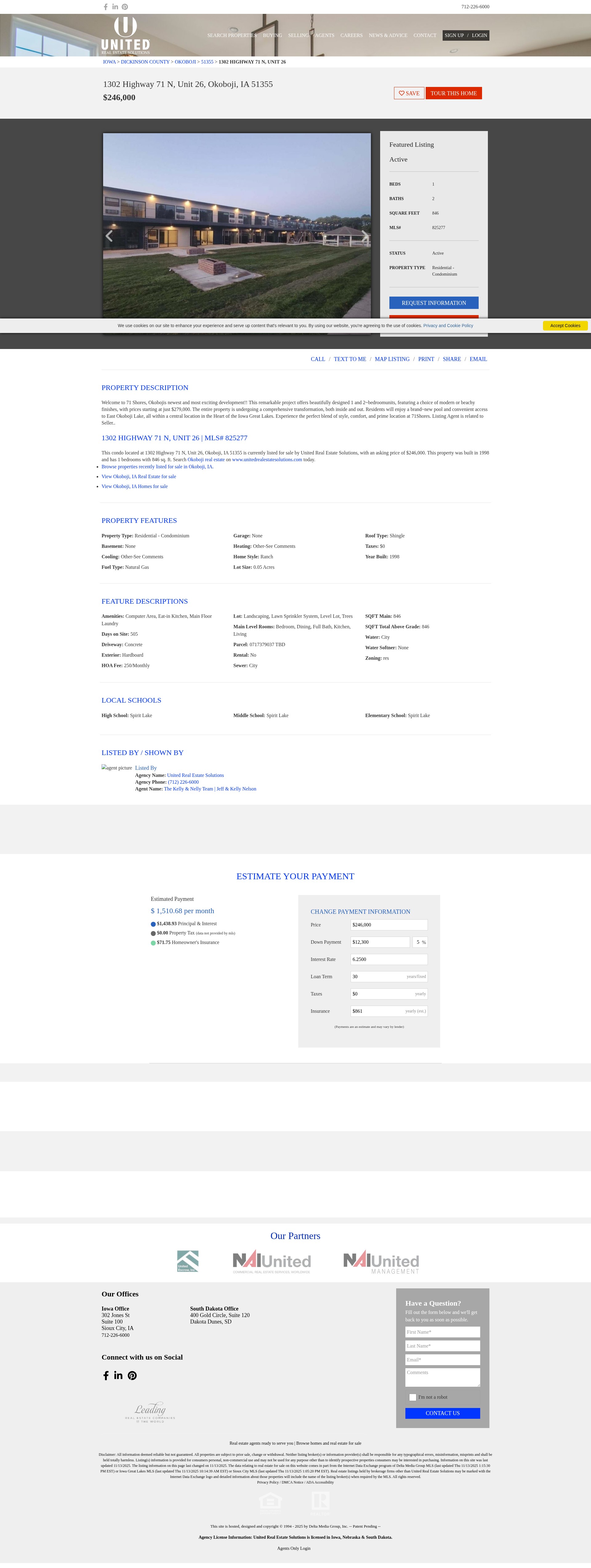 Screenshot of unitedrealestatesolutions.com