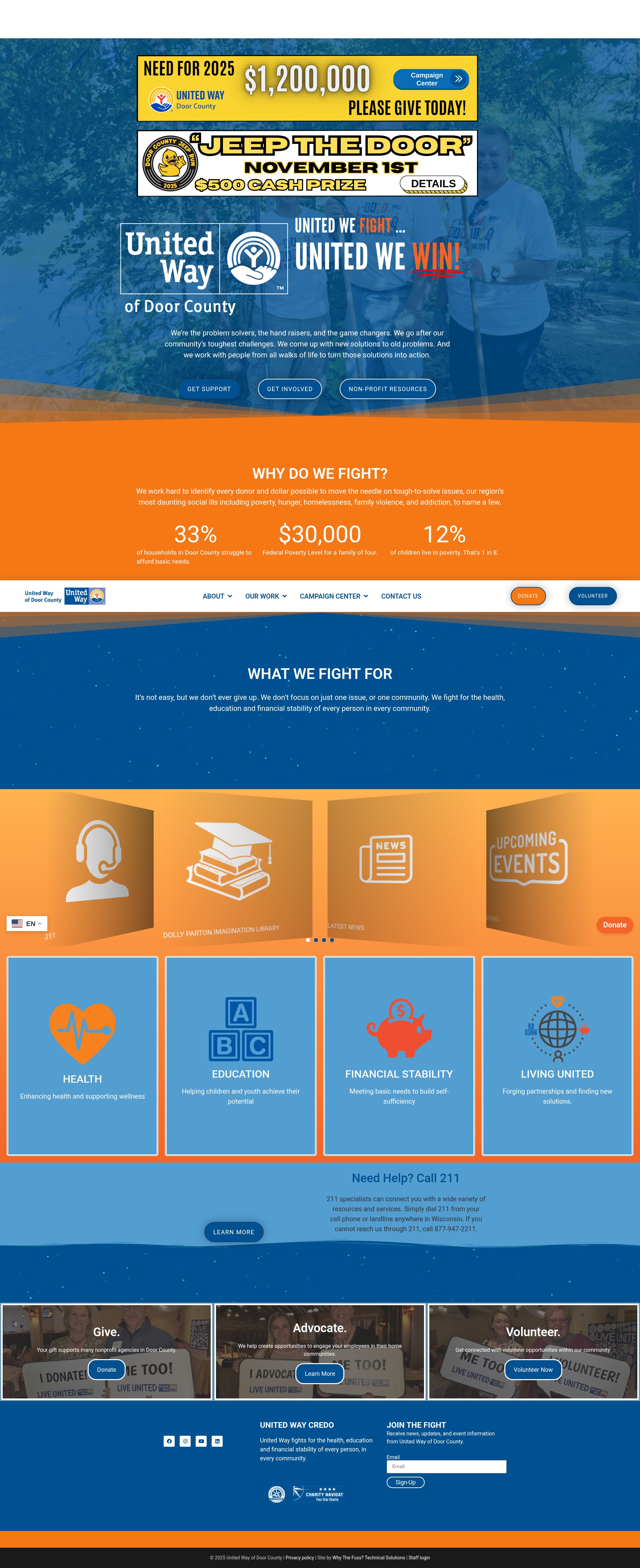 Screenshot of unitedwaydc.com