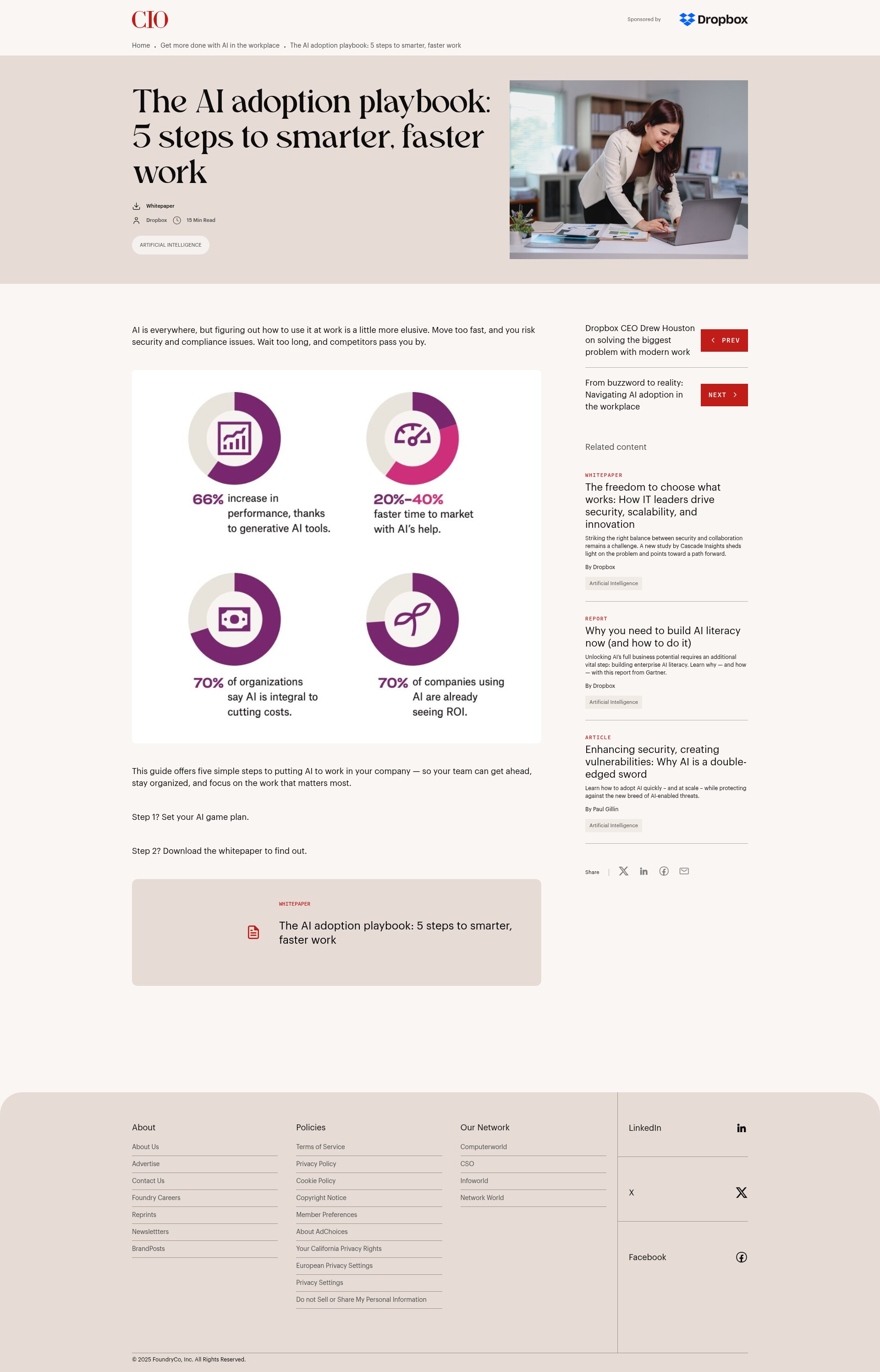 Screenshot of universalsearch.cio.com