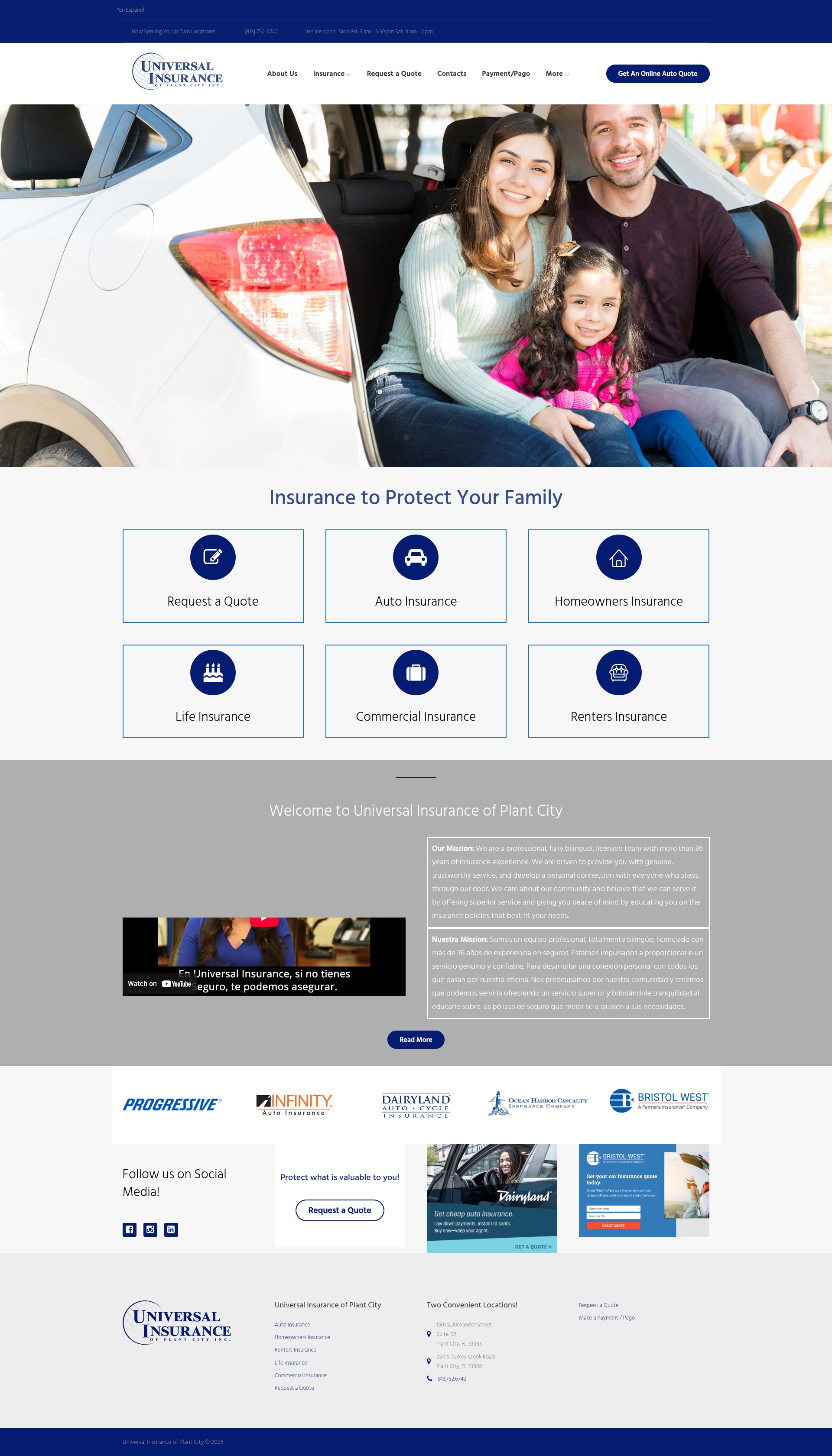 Screenshot of univinspc.com
