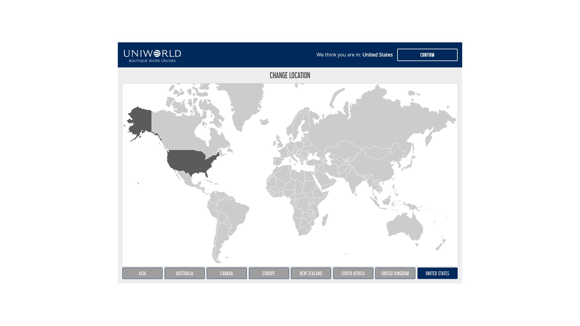 Screenshot of uniworld.com