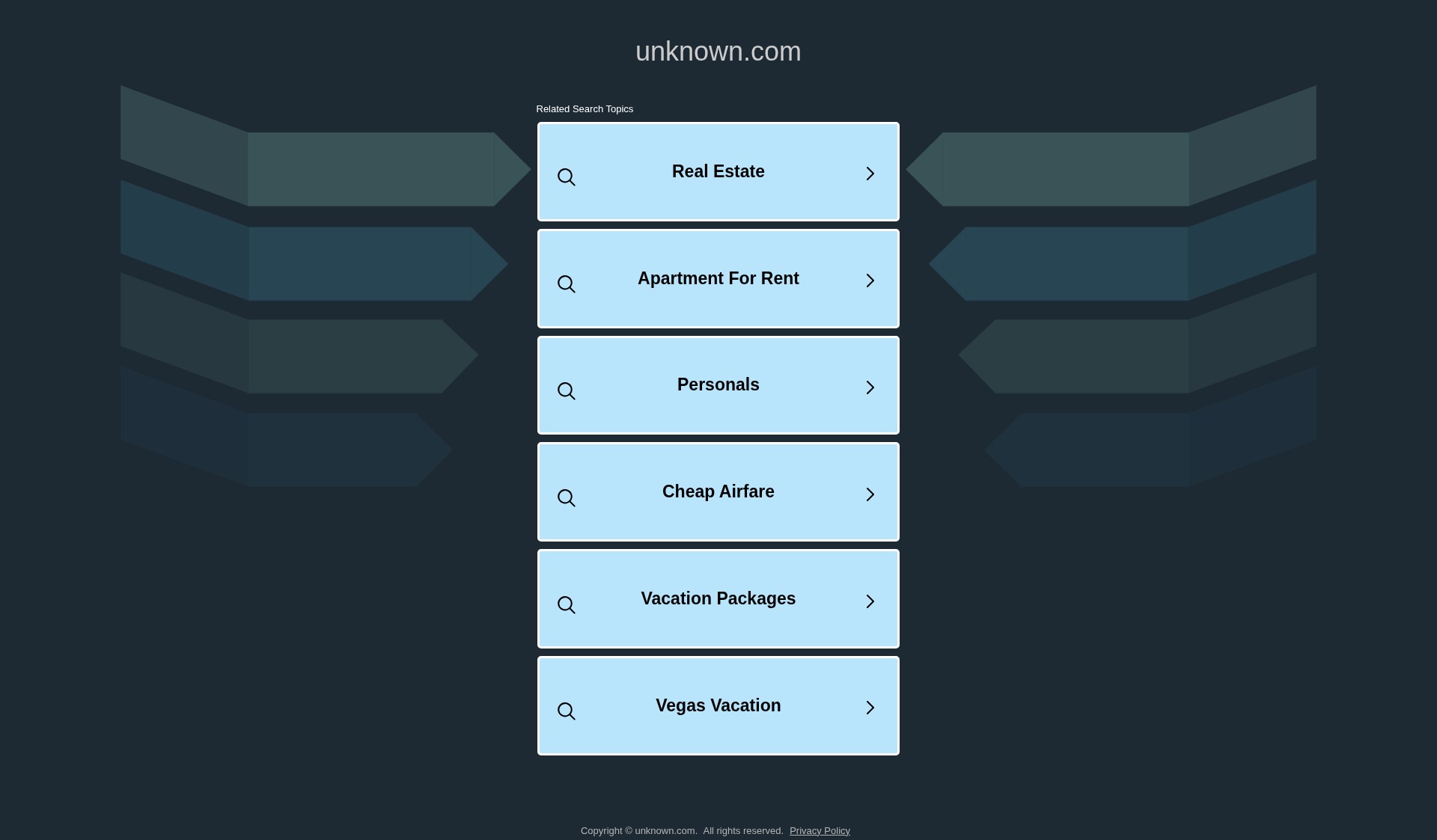 Screenshot of unknown.com