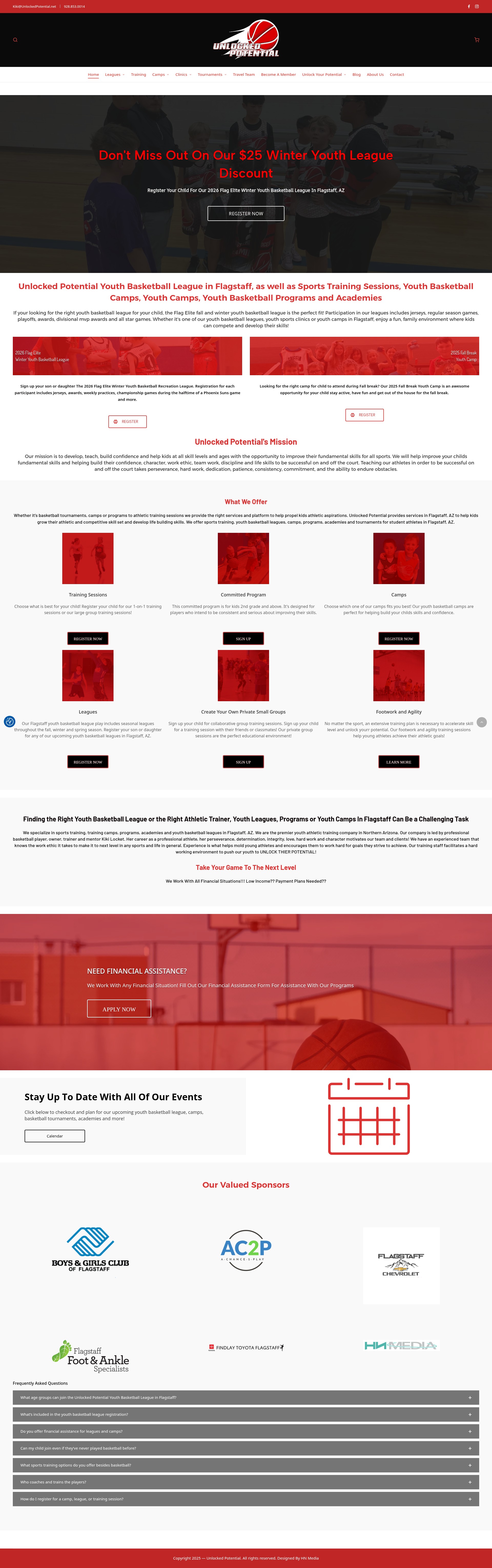 Screenshot of unlockedpotential.net