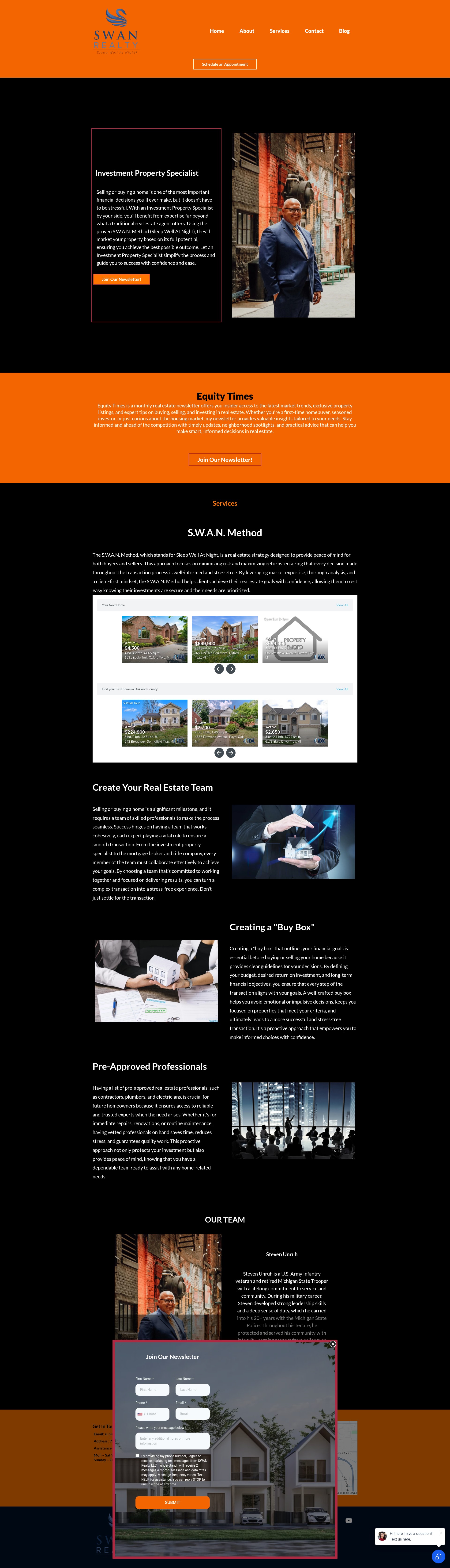 Screenshot of unruhproperty.com