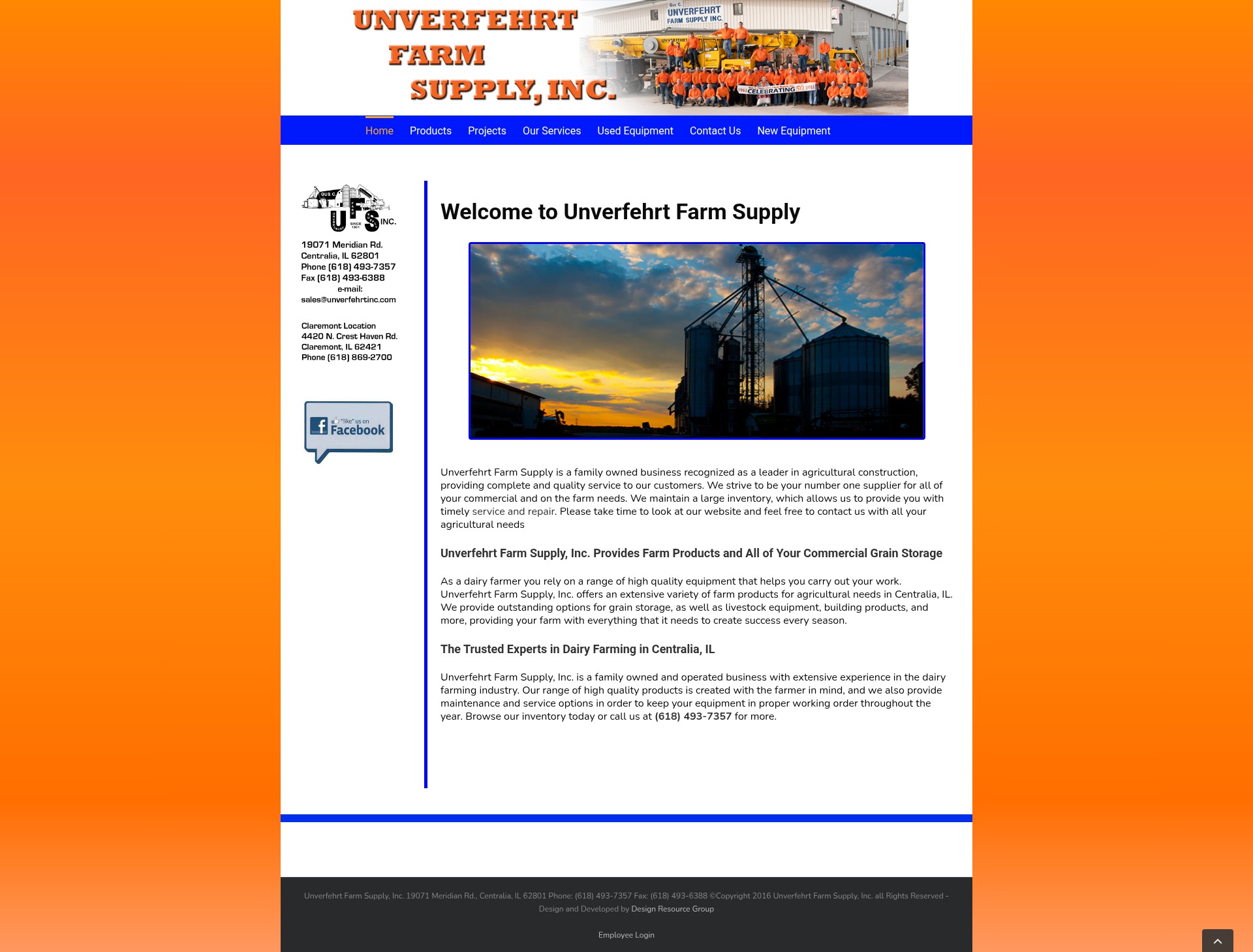 Screenshot of unverfehrtinc.com