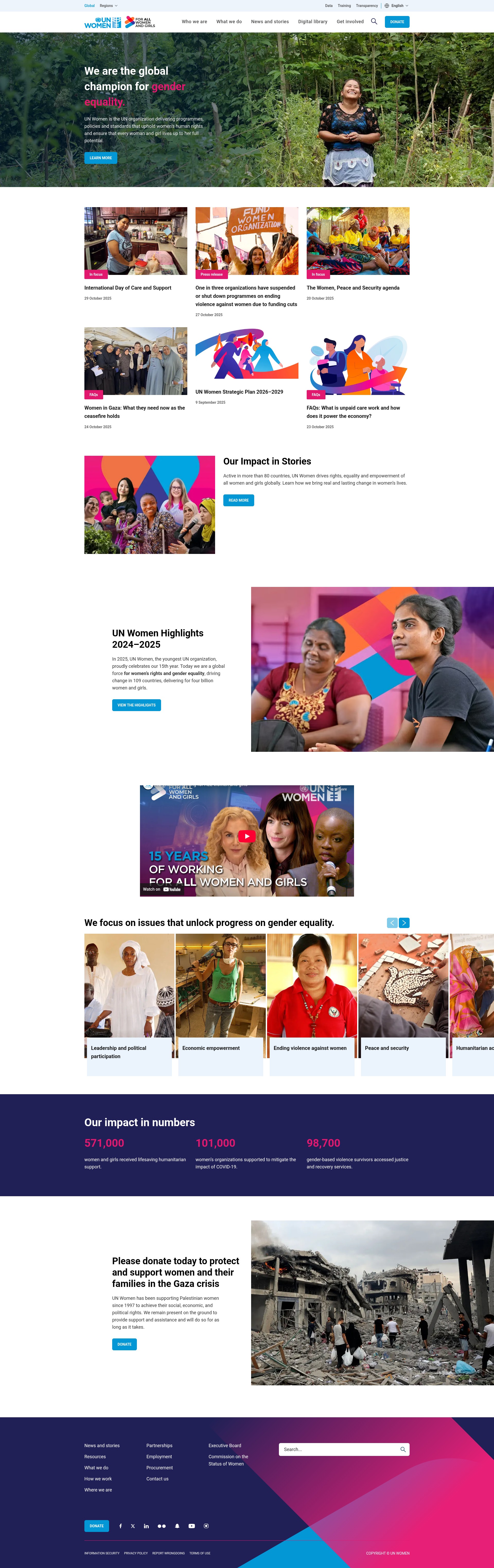 Screenshot of unwomen.org