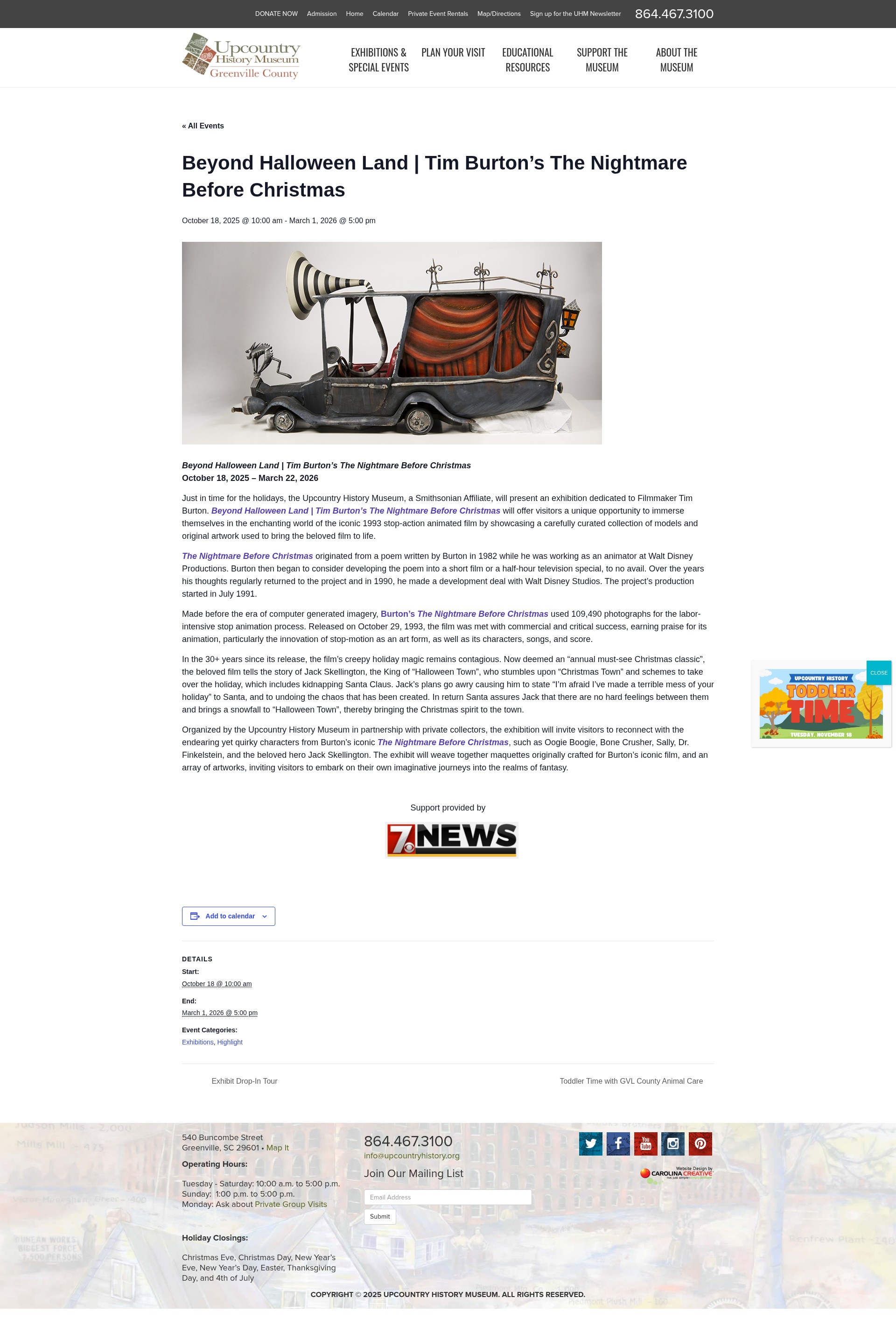 Screenshot of upcountryhistory.org