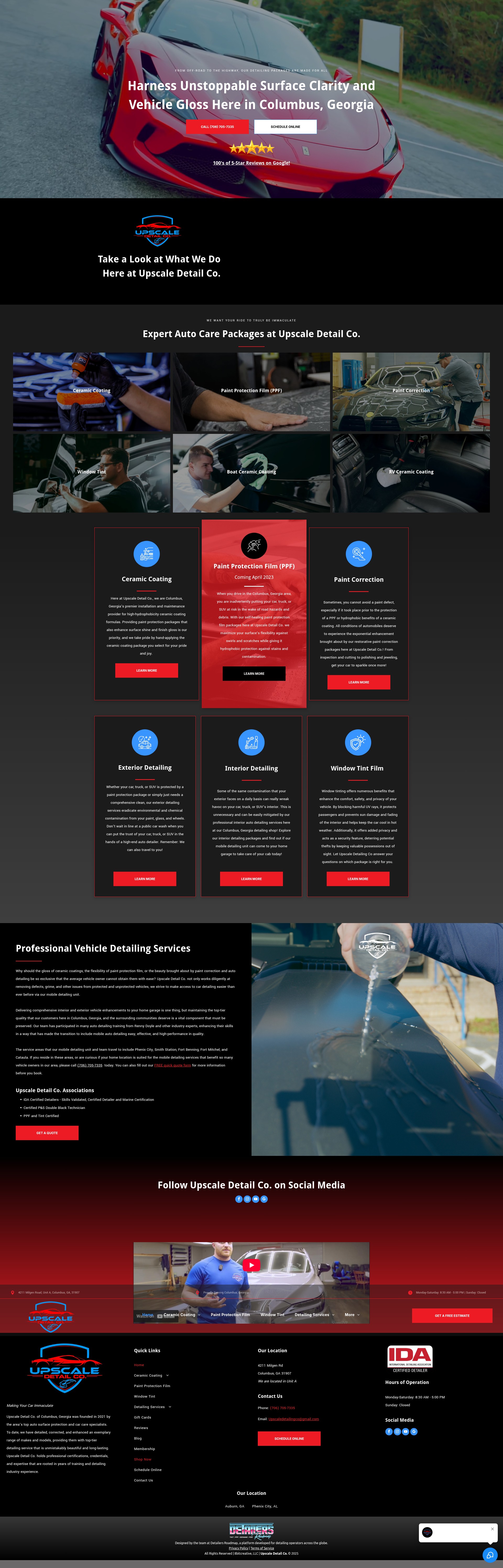 Screenshot of upscaledetailco.com