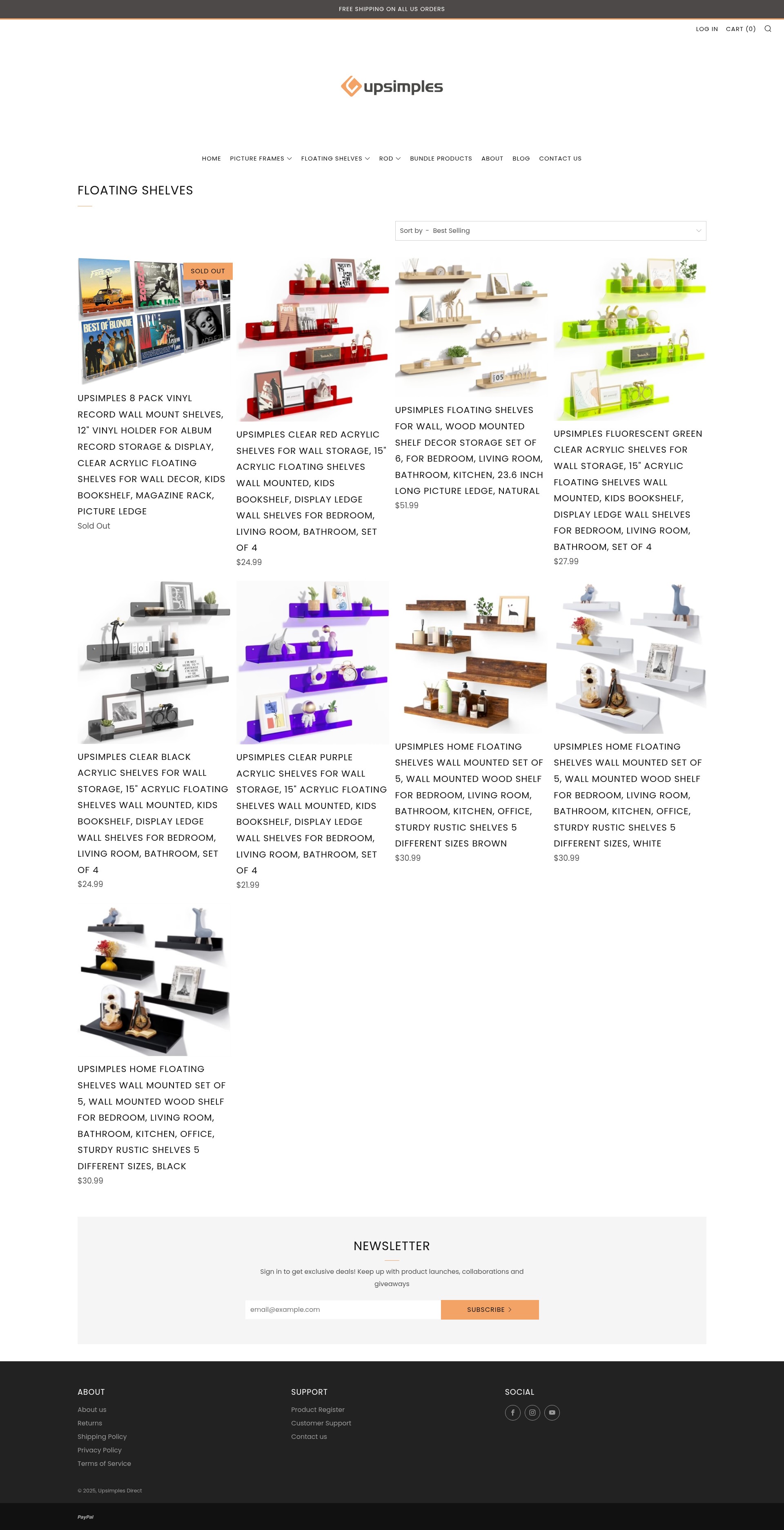 Screenshot of upsimples.com