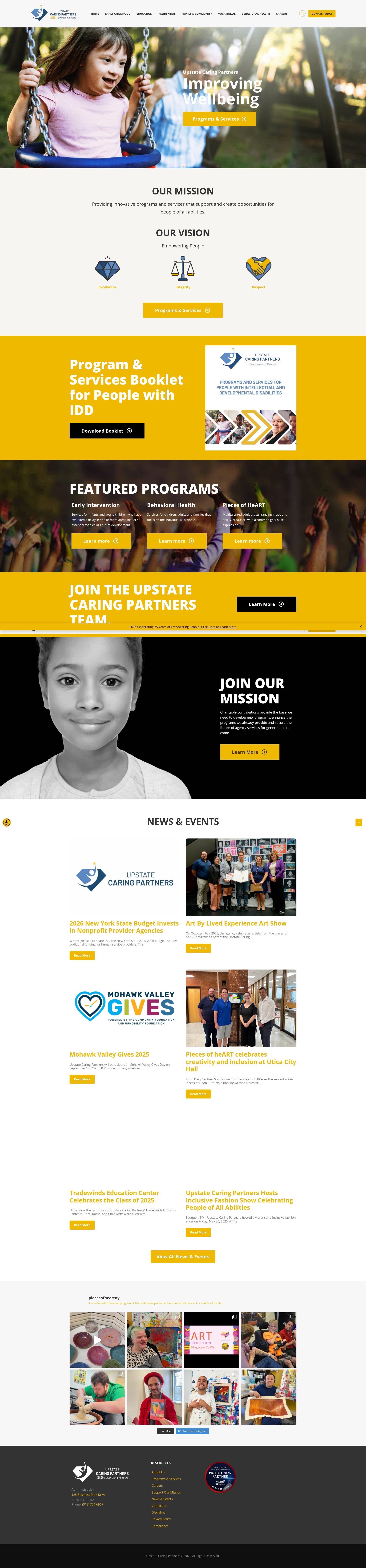 Screenshot of upstatecp.org