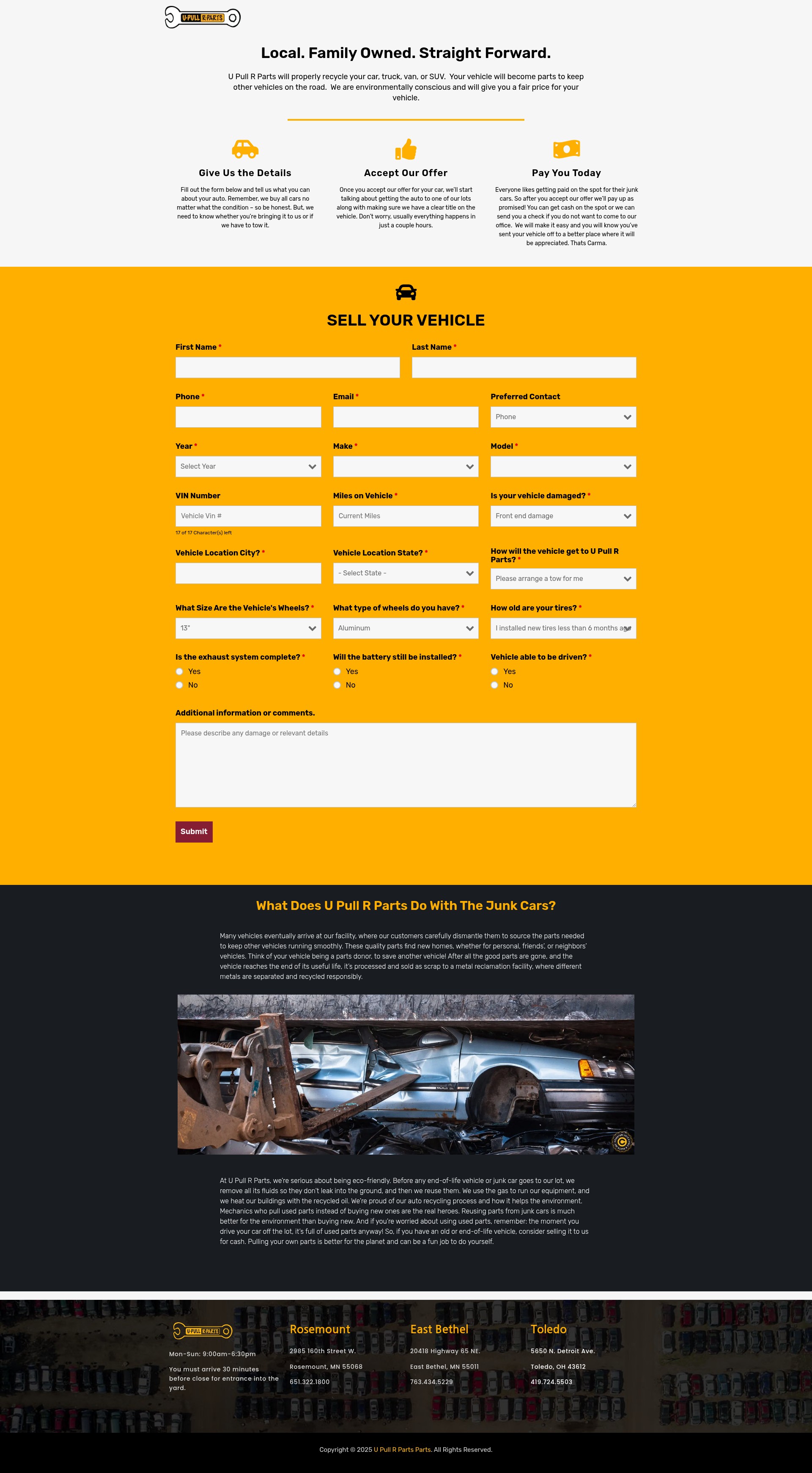 Screenshot of upullbuys.com