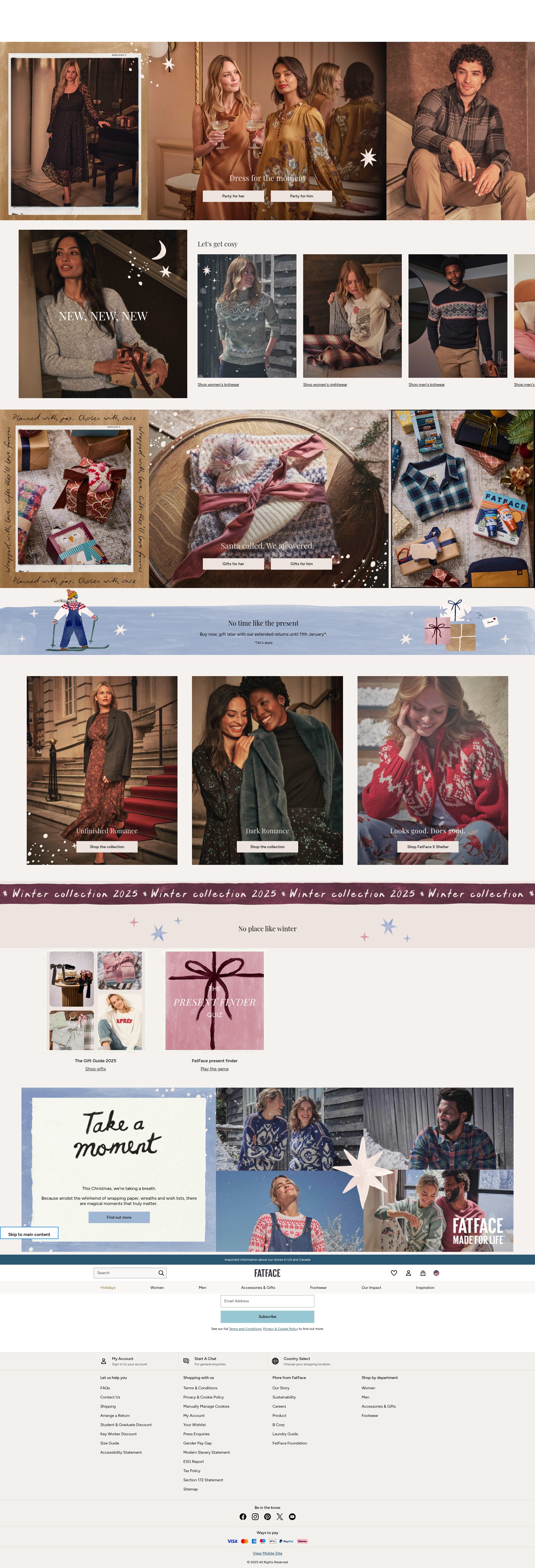 Screenshot of us.fatface.com