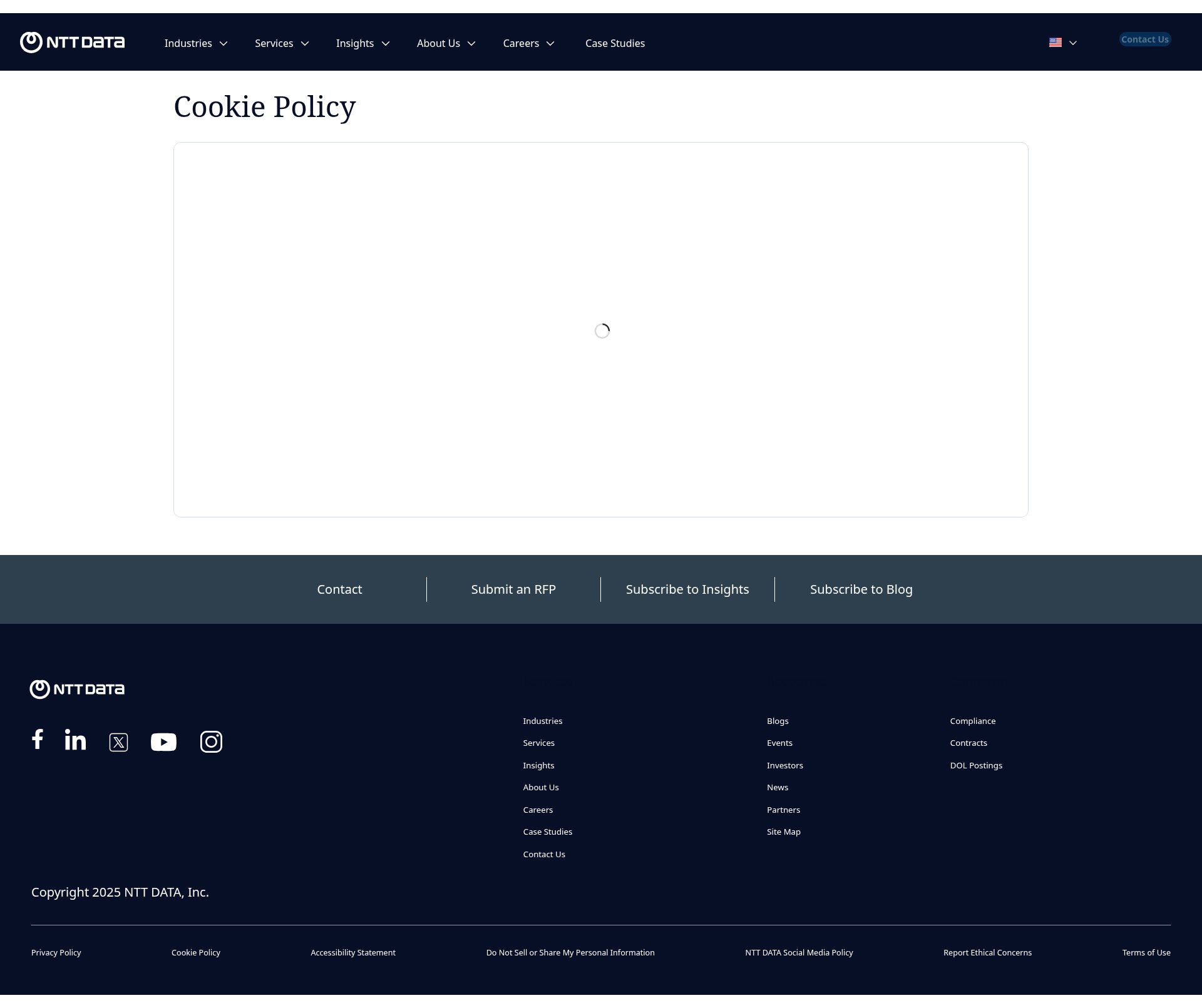 Screenshot of us.nttdata.com