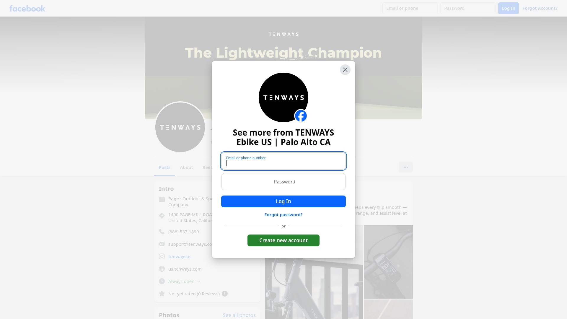 Screenshot of us.tenways.com