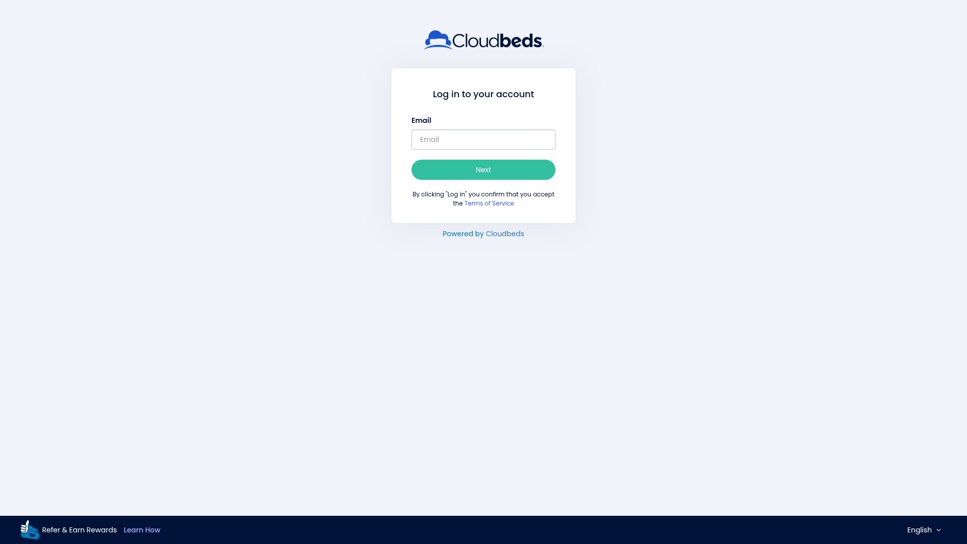 Screenshot of us2.cloudbeds.com