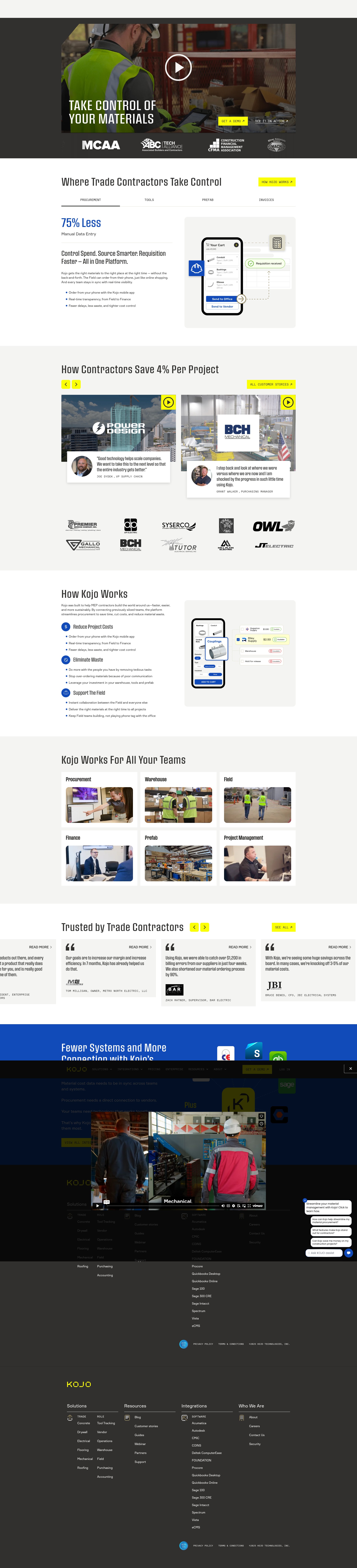 Screenshot of usekojo.com