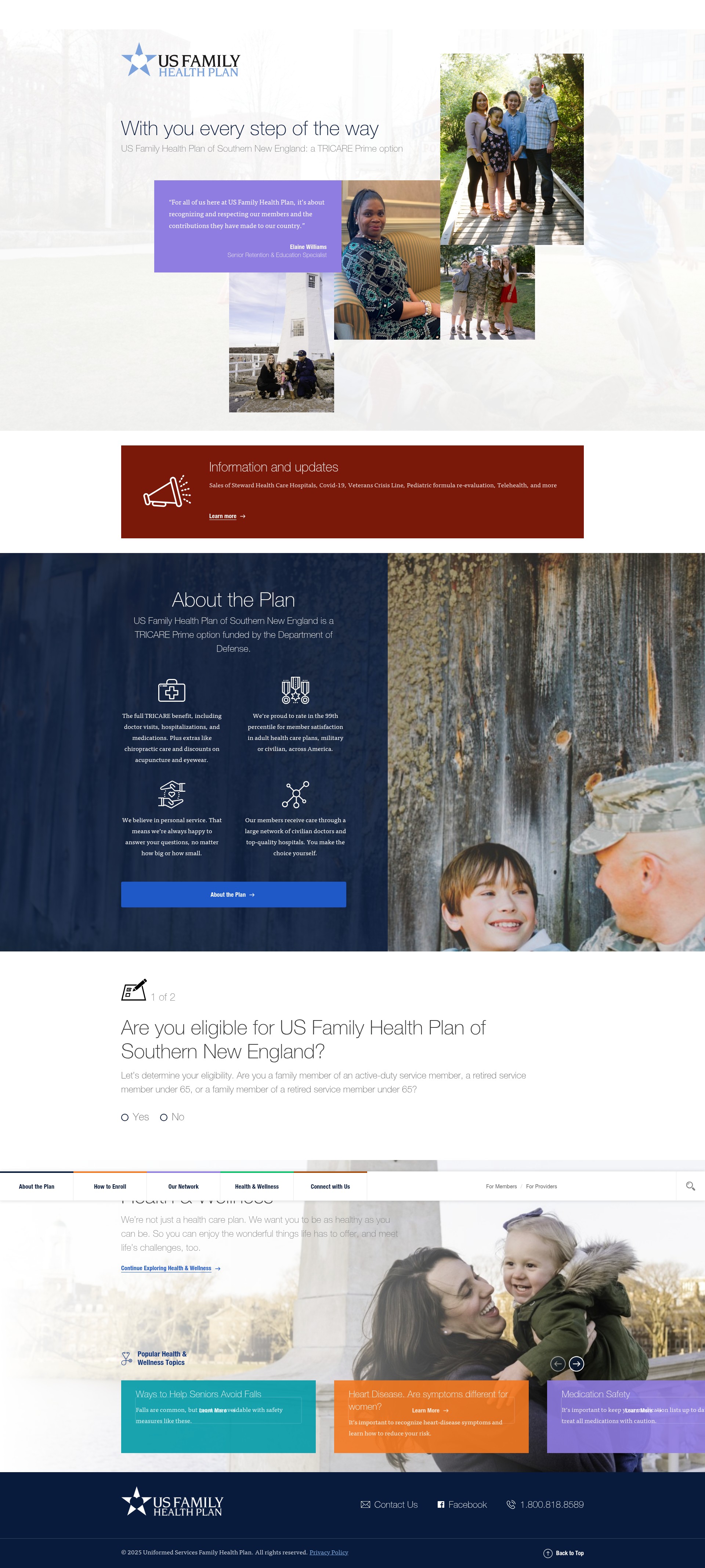 Screenshot of usfamilyhealth.org