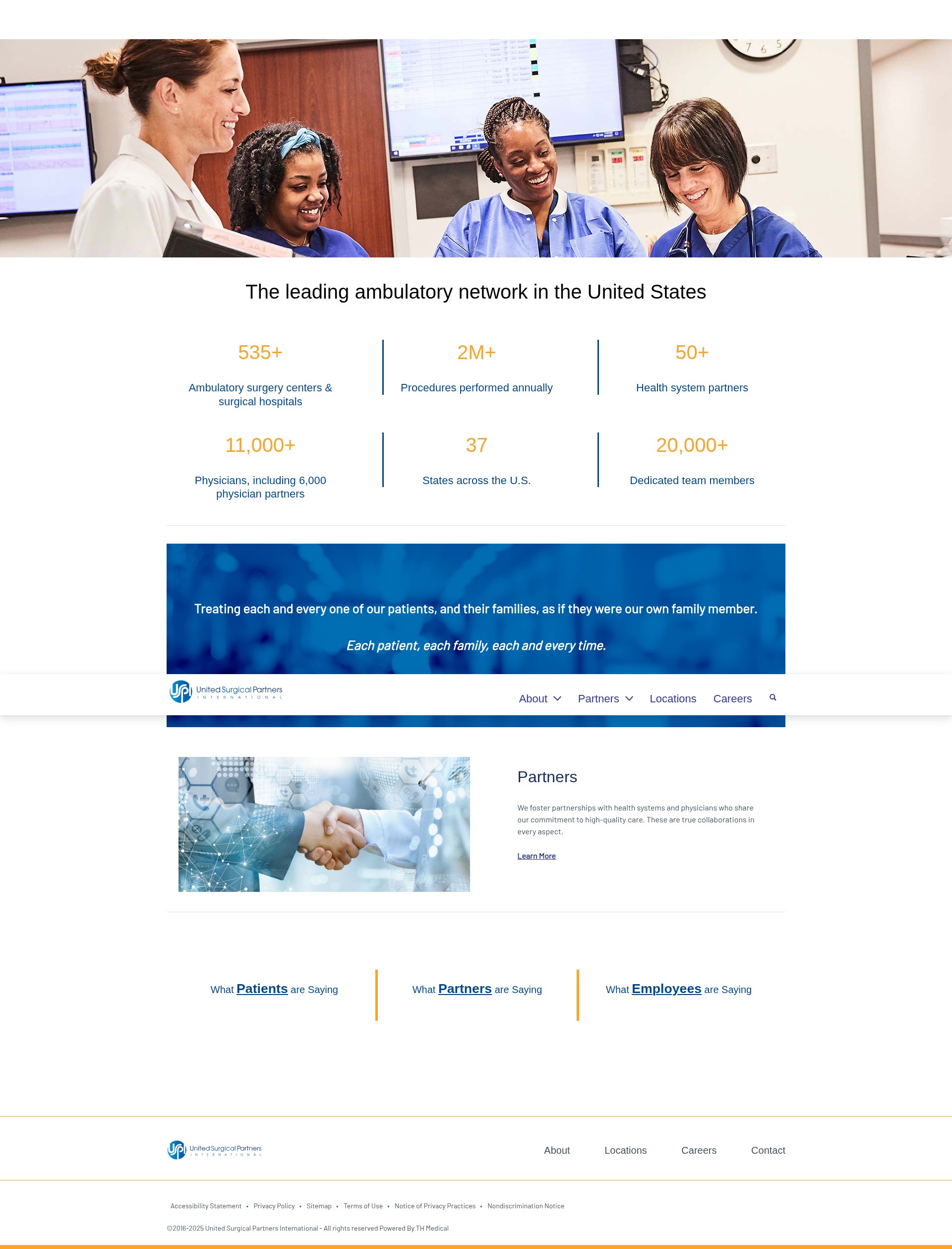 Screenshot of uspi.com