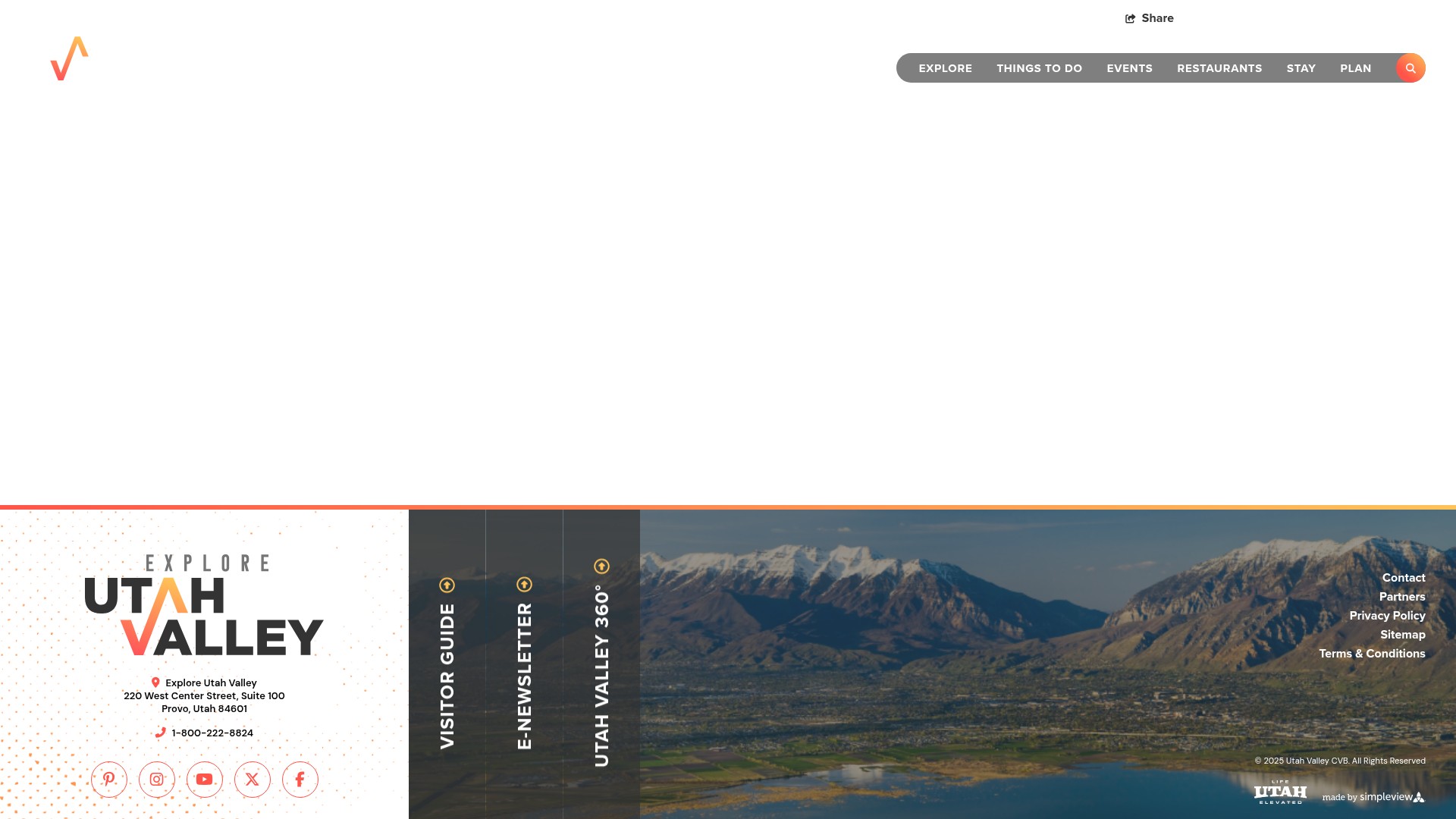 Screenshot of utahvalley.com