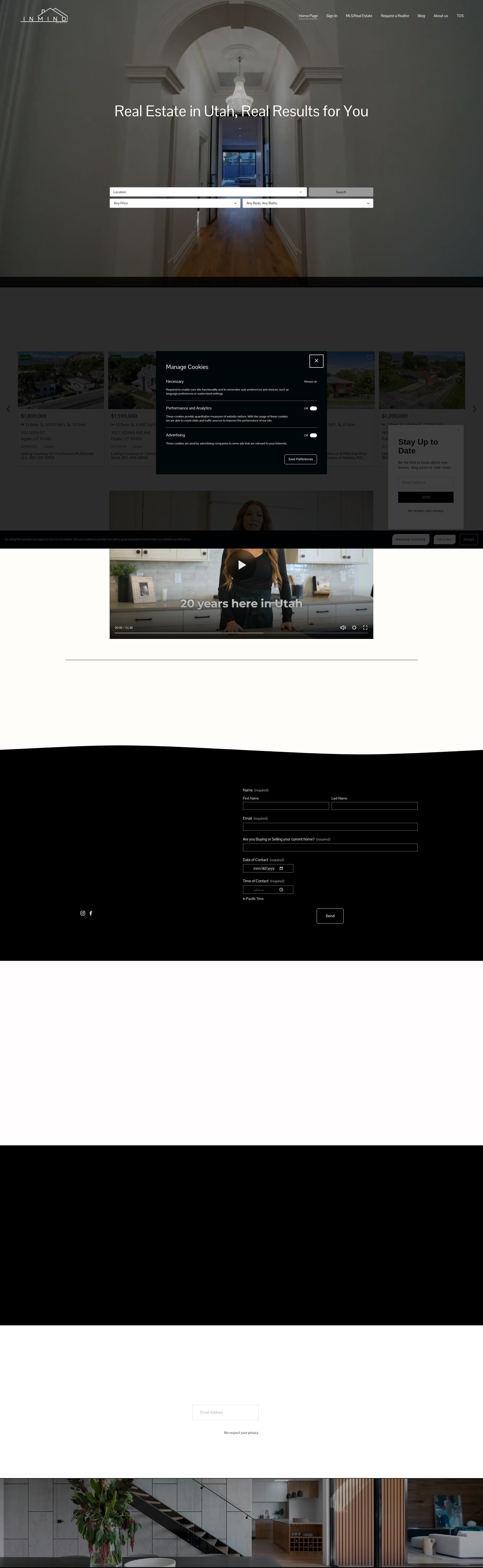 Screenshot of utahvirtualproperties.com