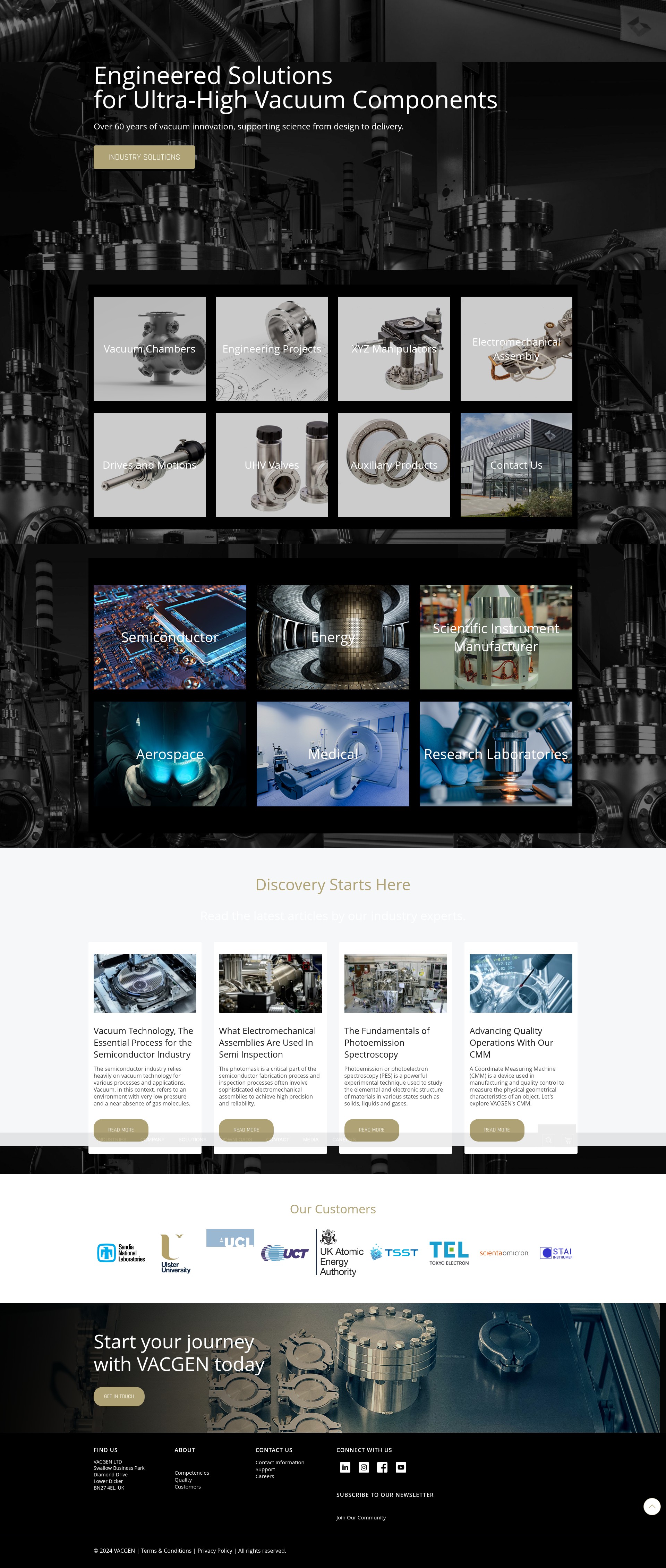 Screenshot of vacgen.com