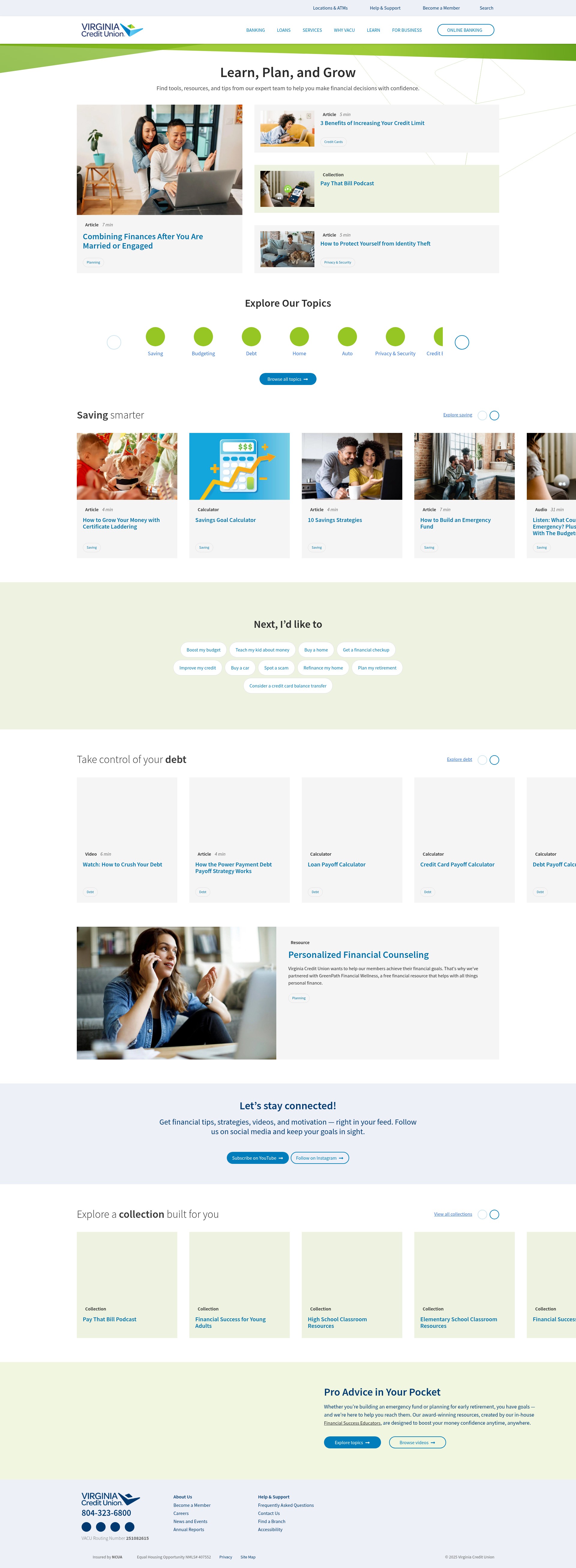 Screenshot of vacu.org