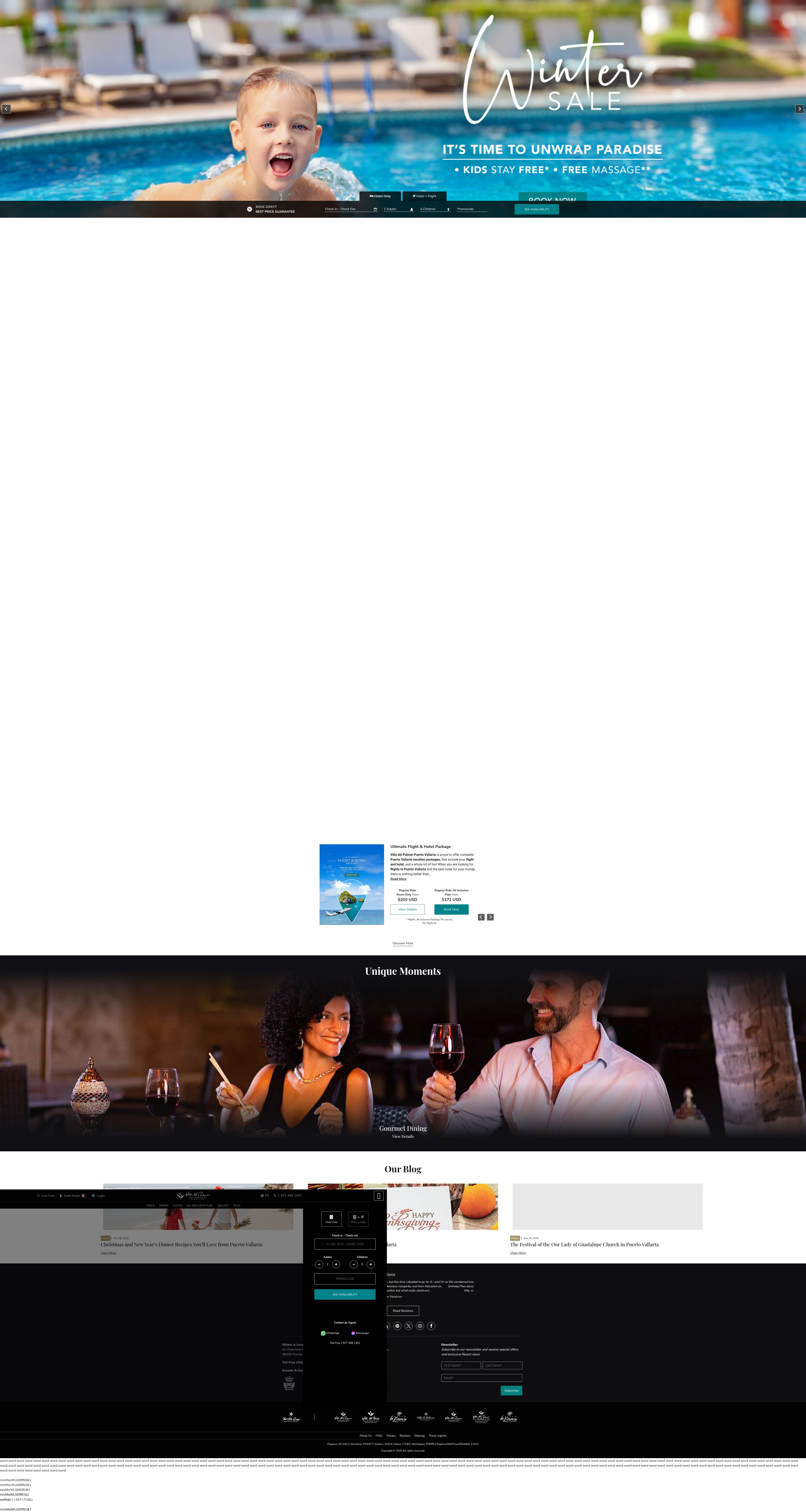 Screenshot of vallarta.villadelpalmar.com