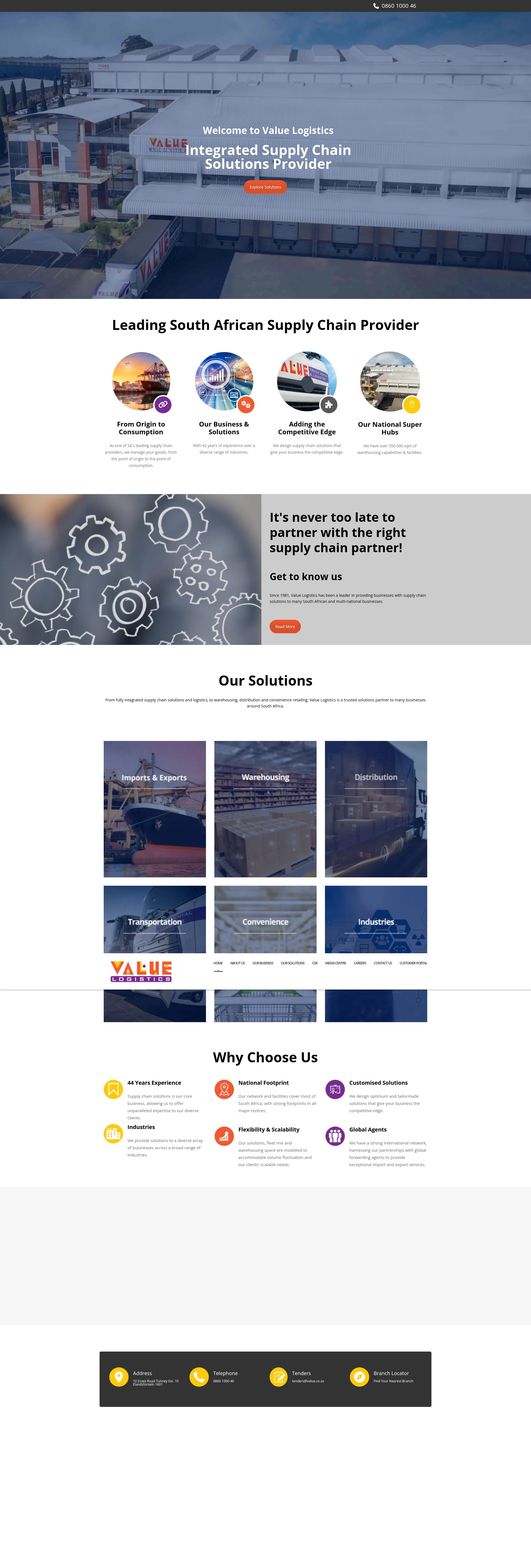 Screenshot of value.co.za