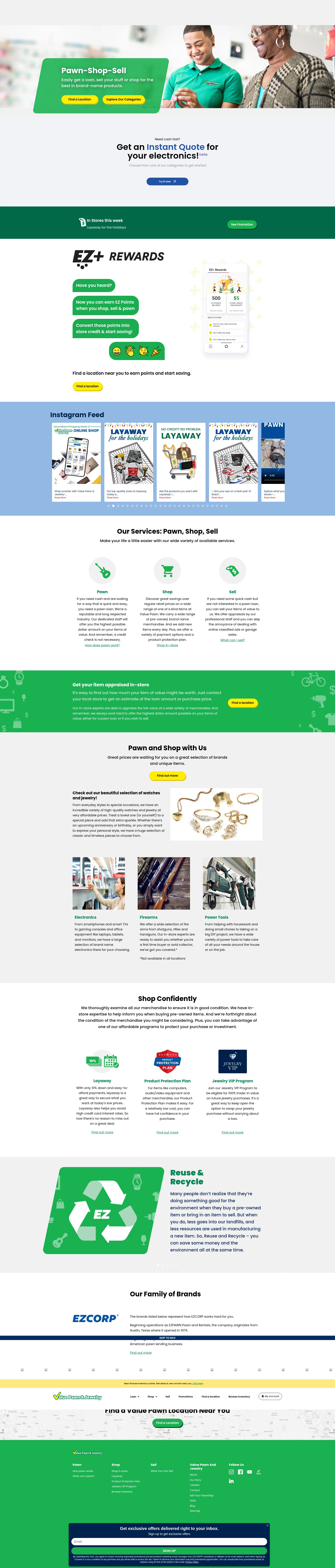Screenshot of valuepawnandjewelry.com