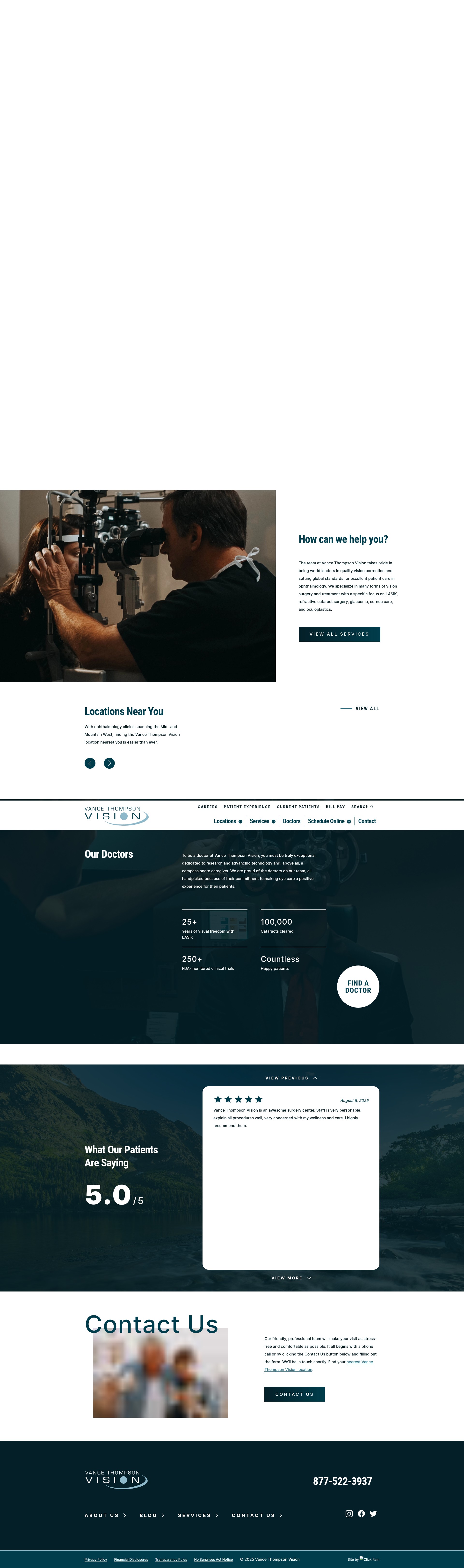 Screenshot of vancethompsonvision.com