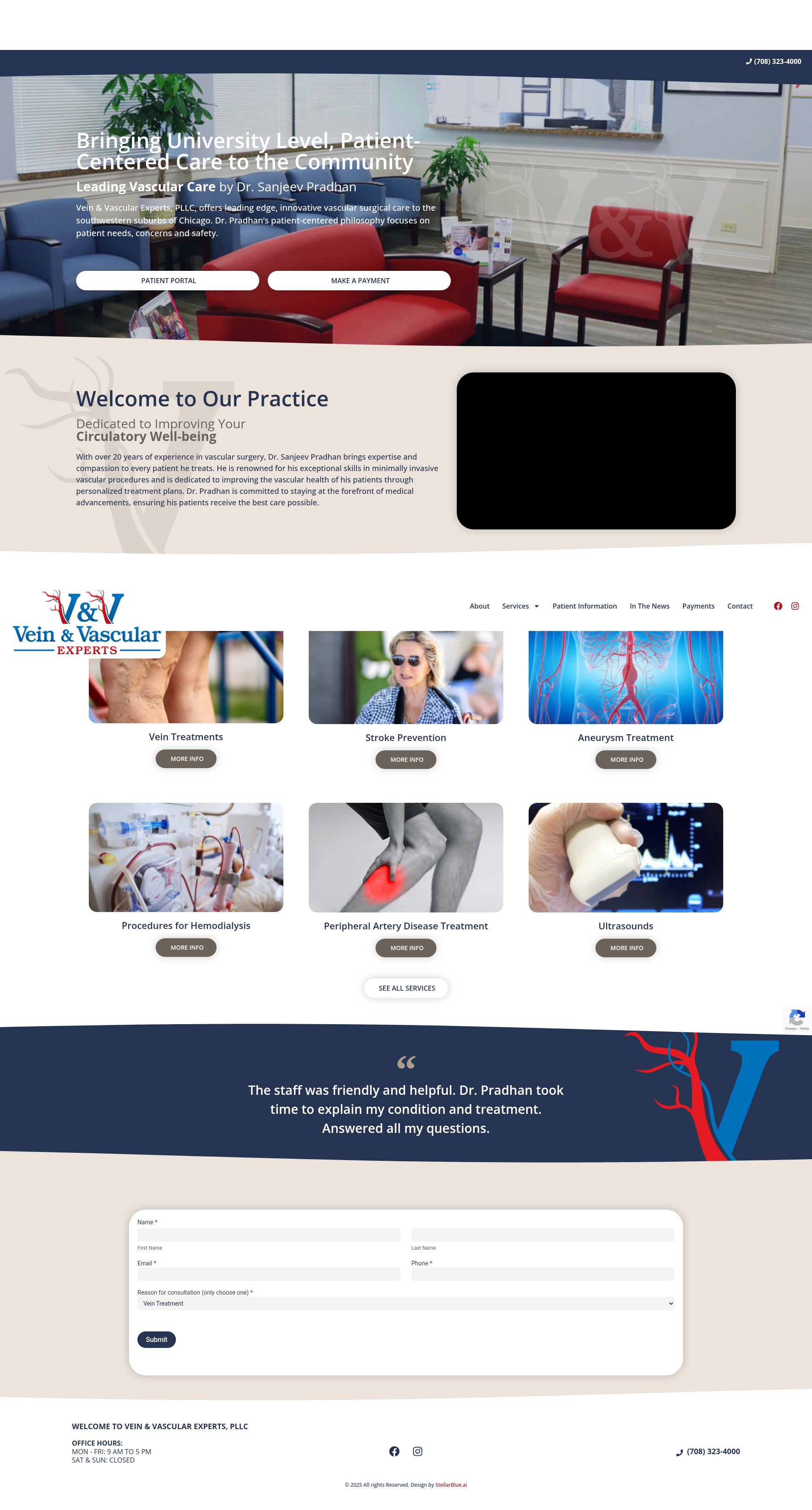 Screenshot of vandvexperts.com
