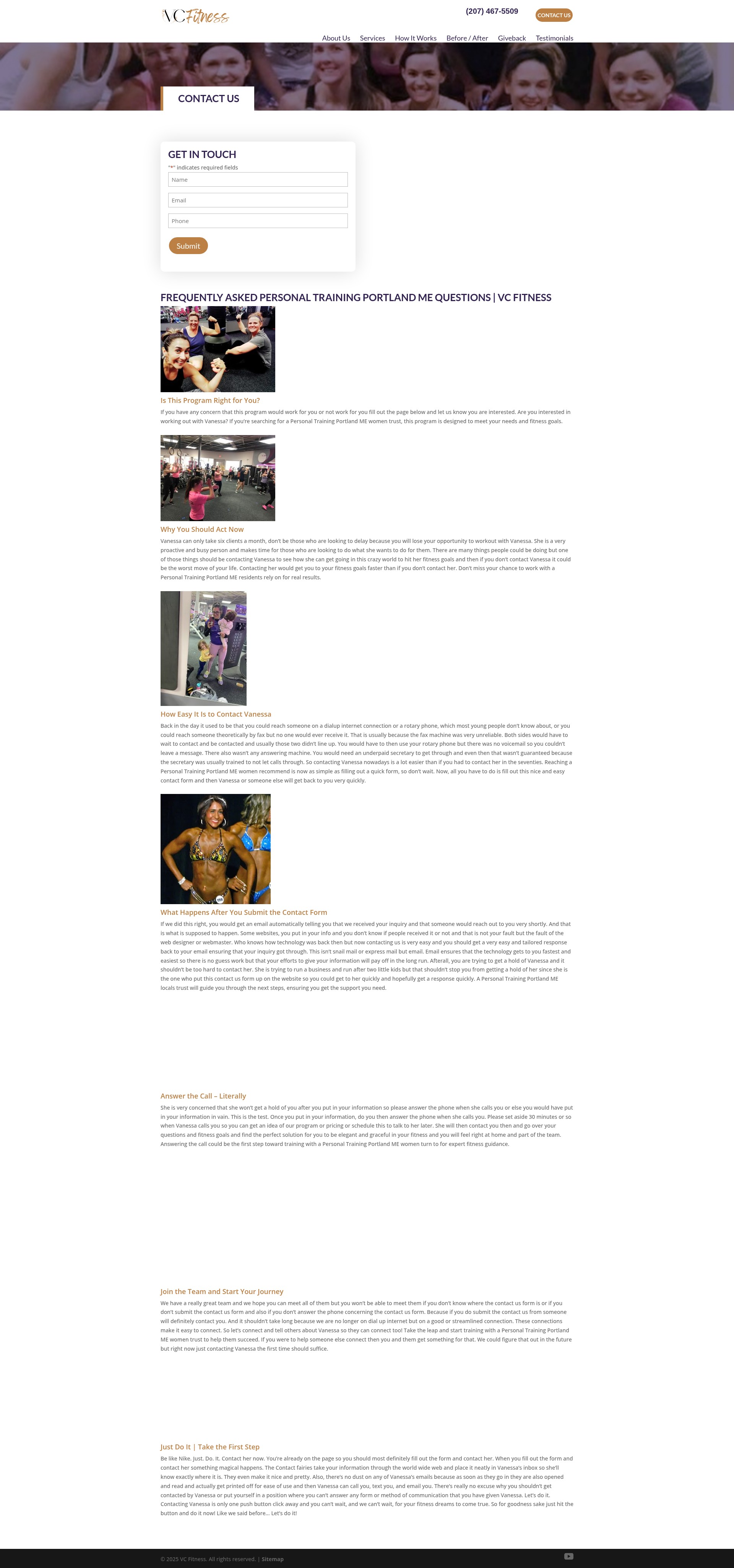 Screenshot of vanessacarlson.com