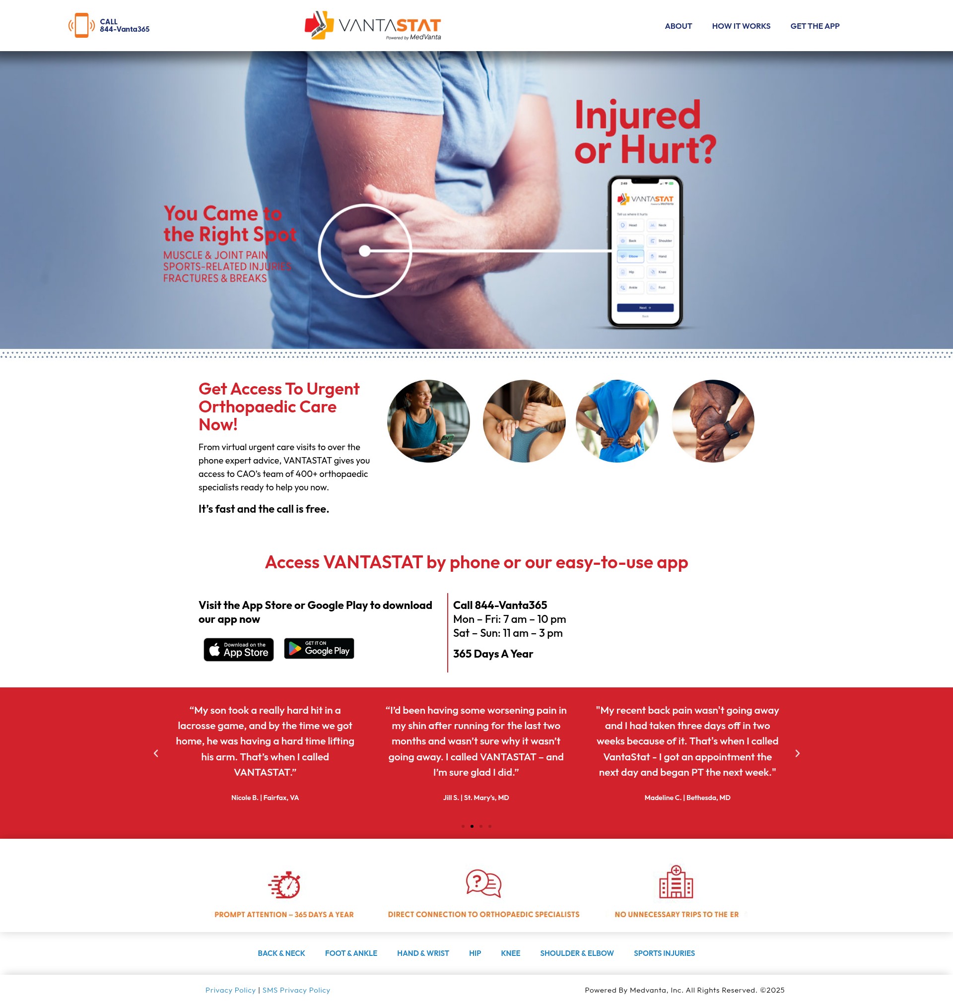 Screenshot of vantastat.com