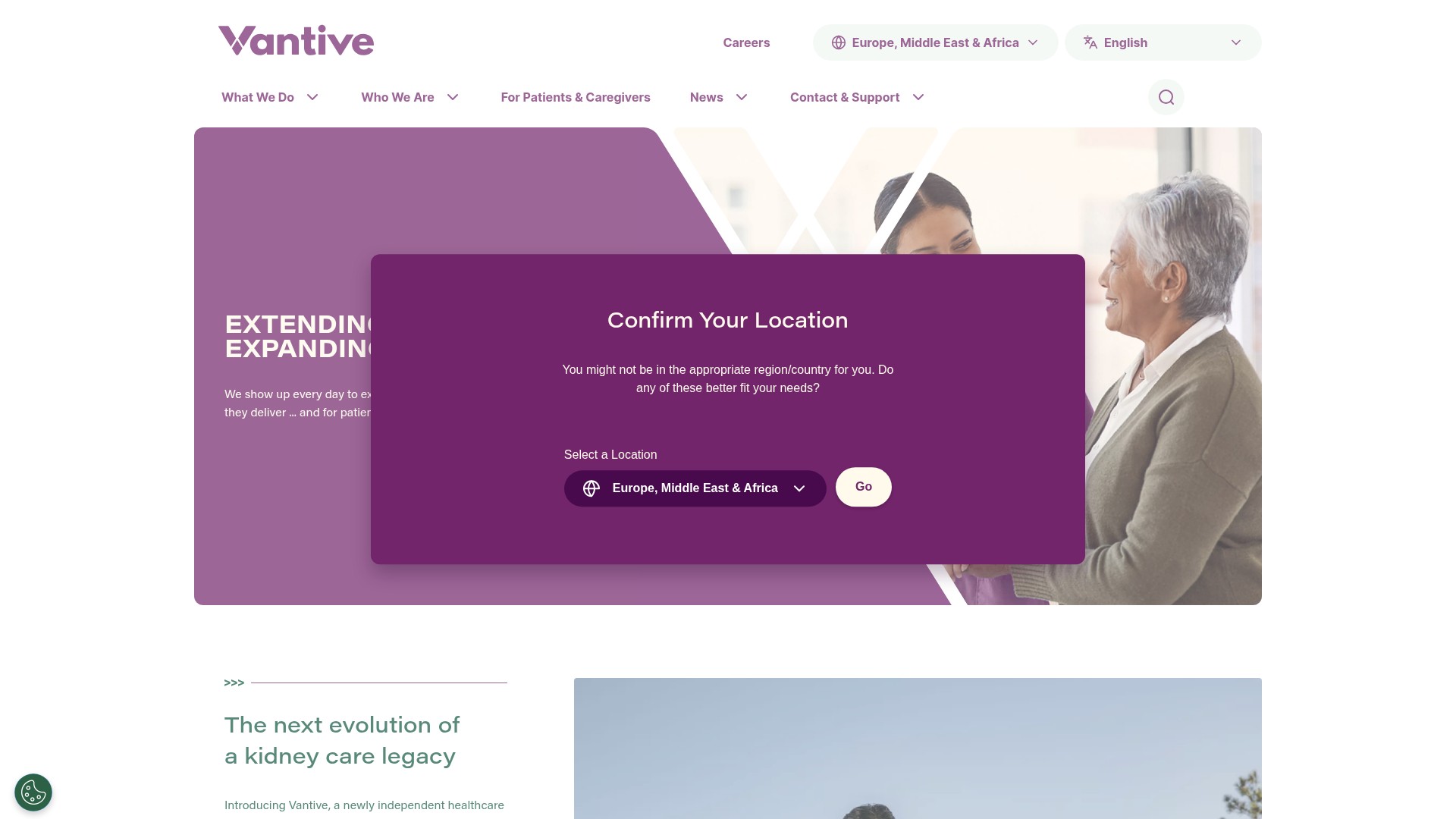Screenshot of vantive.eu