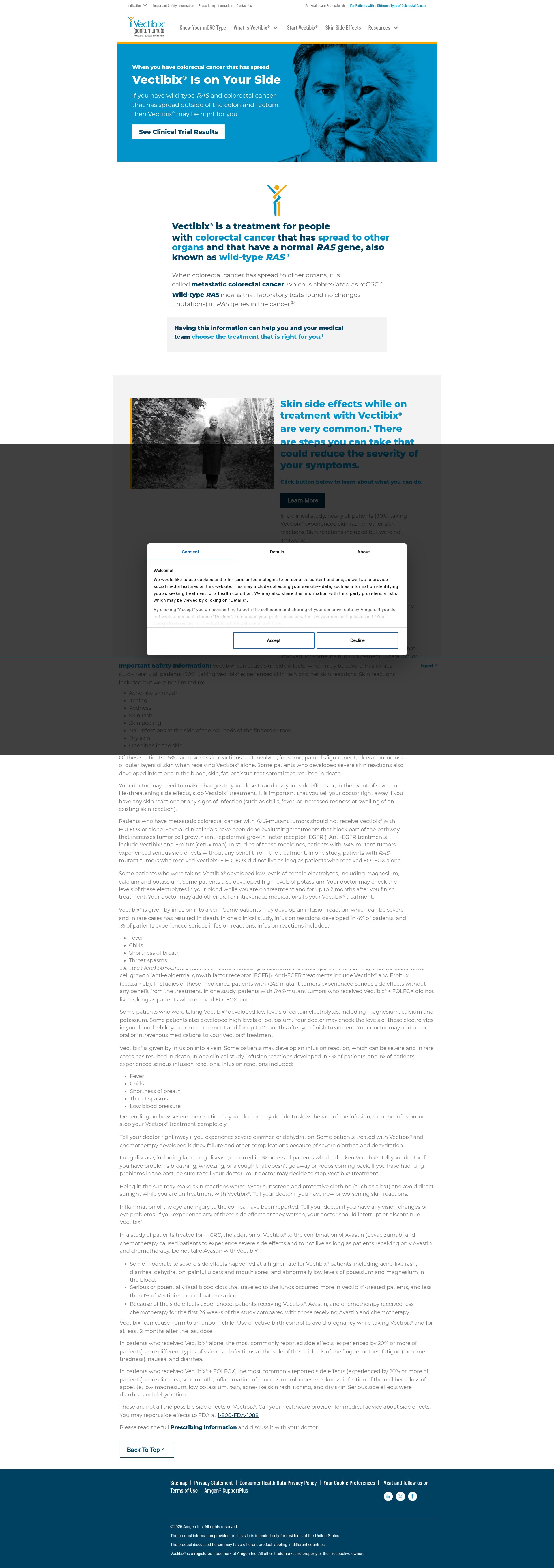 Screenshot of vectibix.com