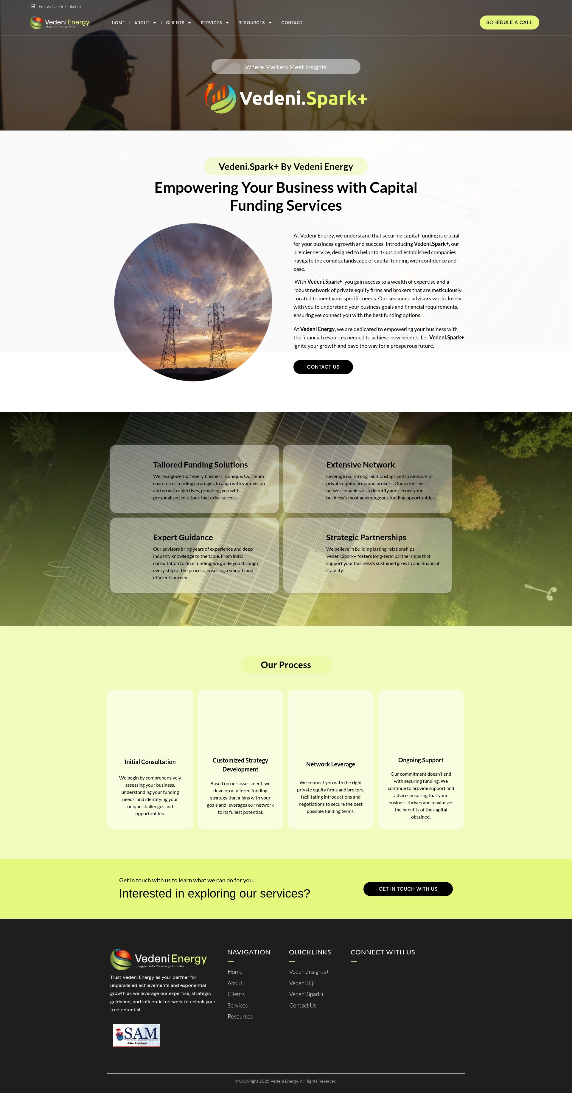 Screenshot of vedeni.energy