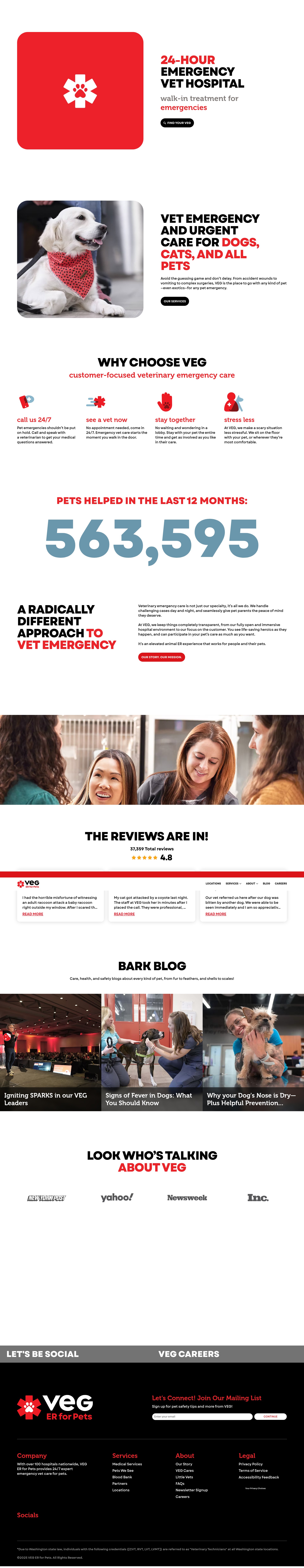 Screenshot of veg.com