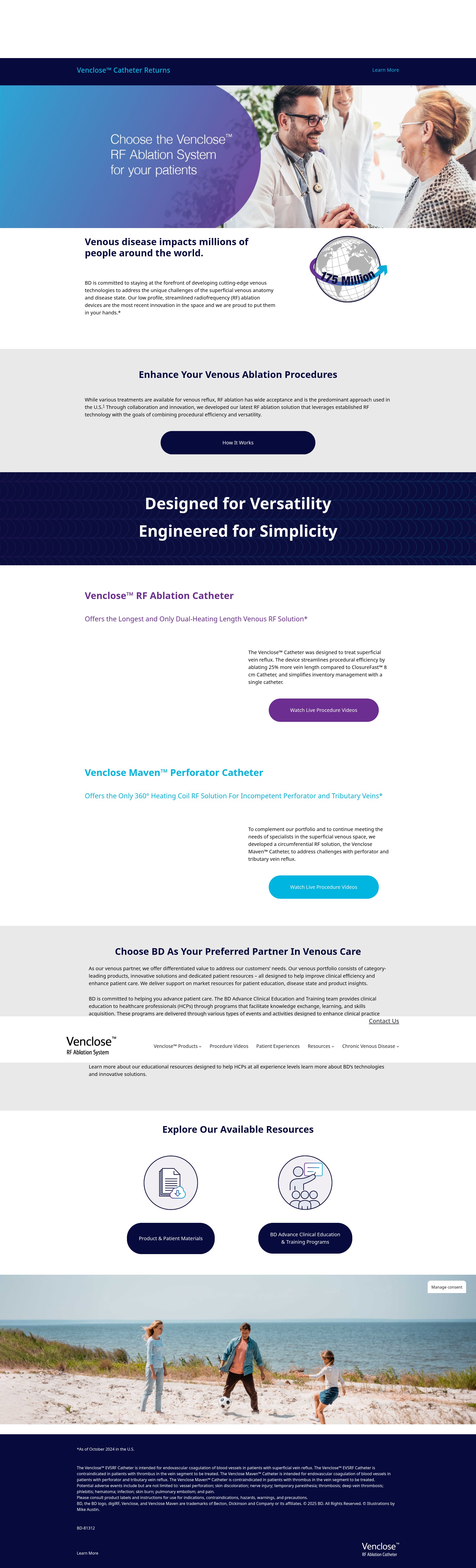 Screenshot of venclose.com