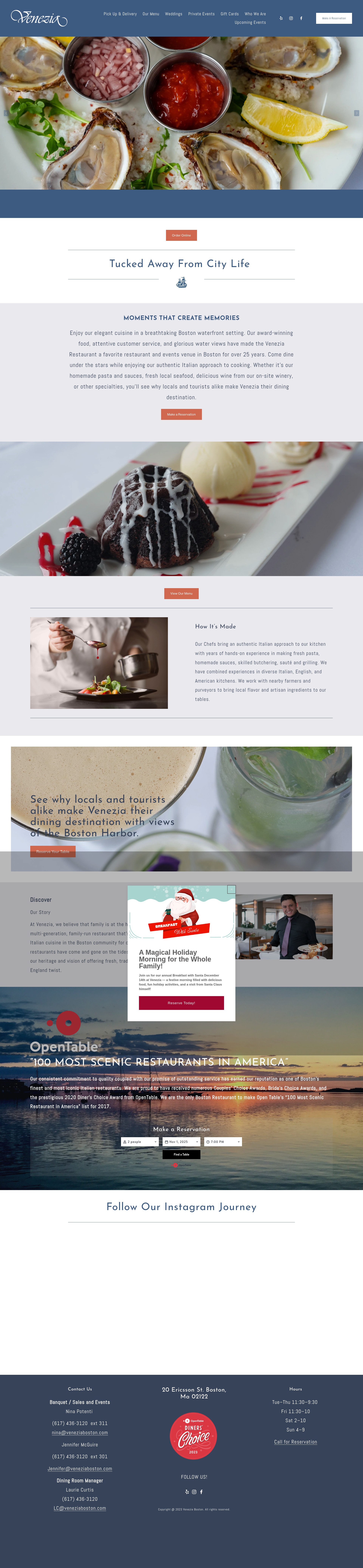 Screenshot of veneziaboston.com